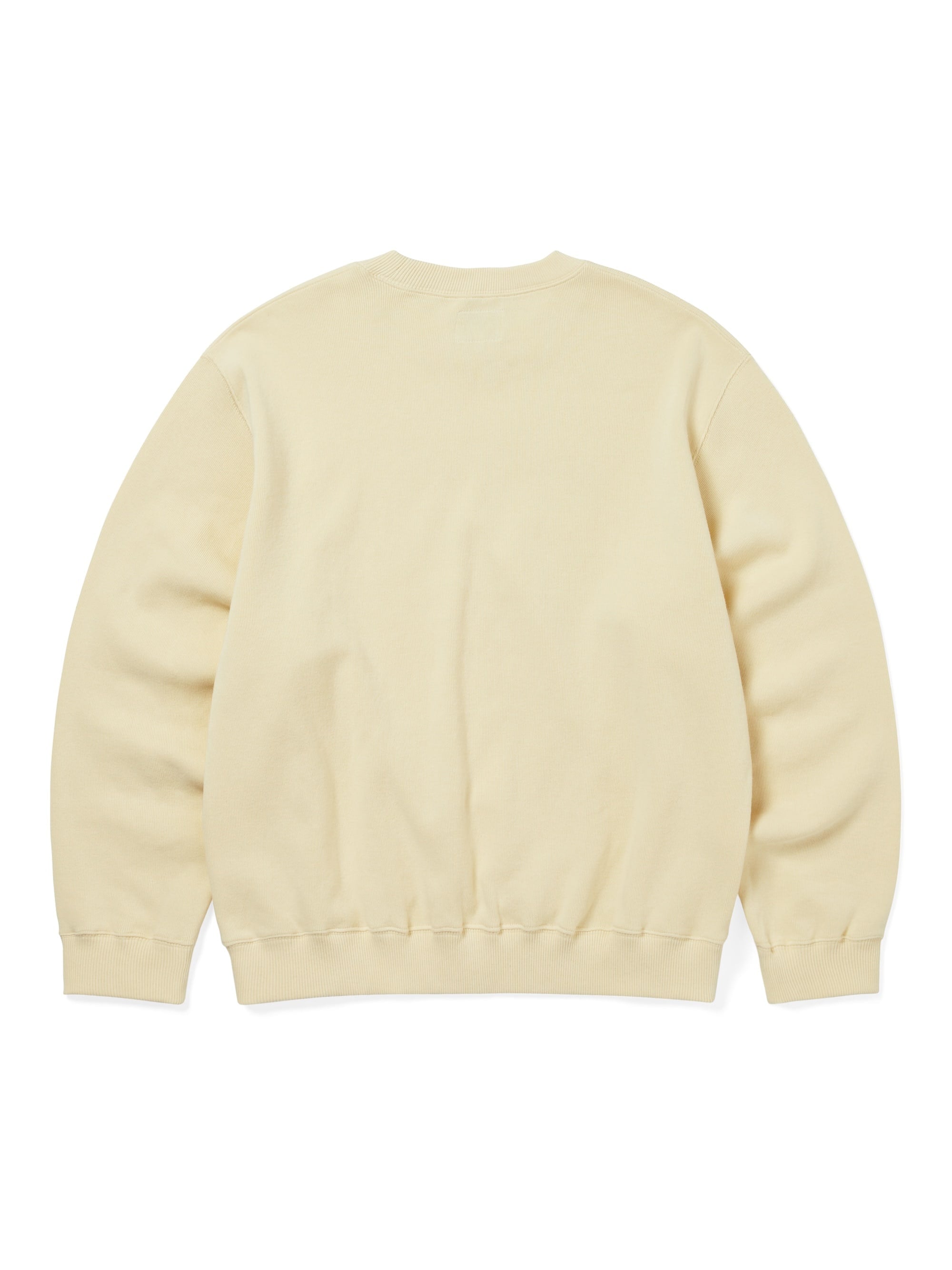 thisisneverthat - Basic Note Crewneck (Pale Lemon) product image 3 | TRAB K-Fashion Australia