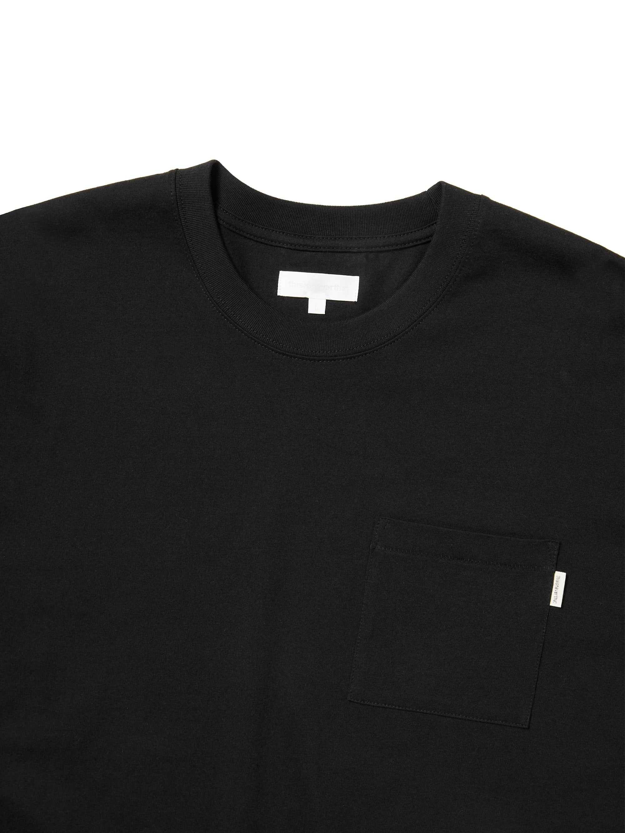 thisisneverthat - Basic Pocket L/S Tee (Black) product image 2 | TRAB K-Fashion Australia