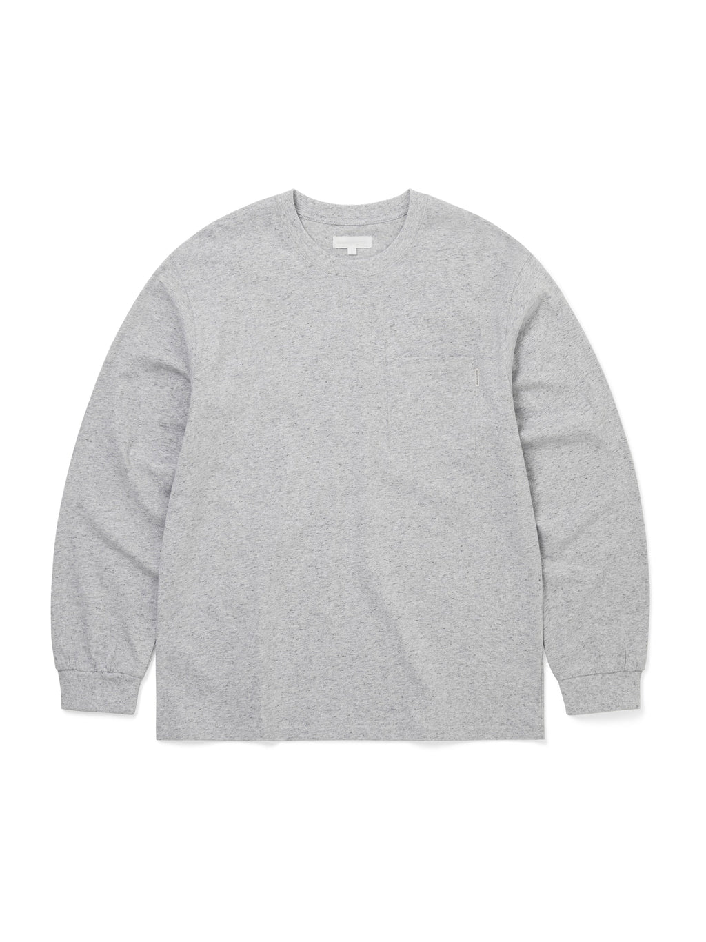 thisisneverthat - Basic Pocket L/S Tee (Heather Grey) product image 1 | TRAB K-Fashion Australia
