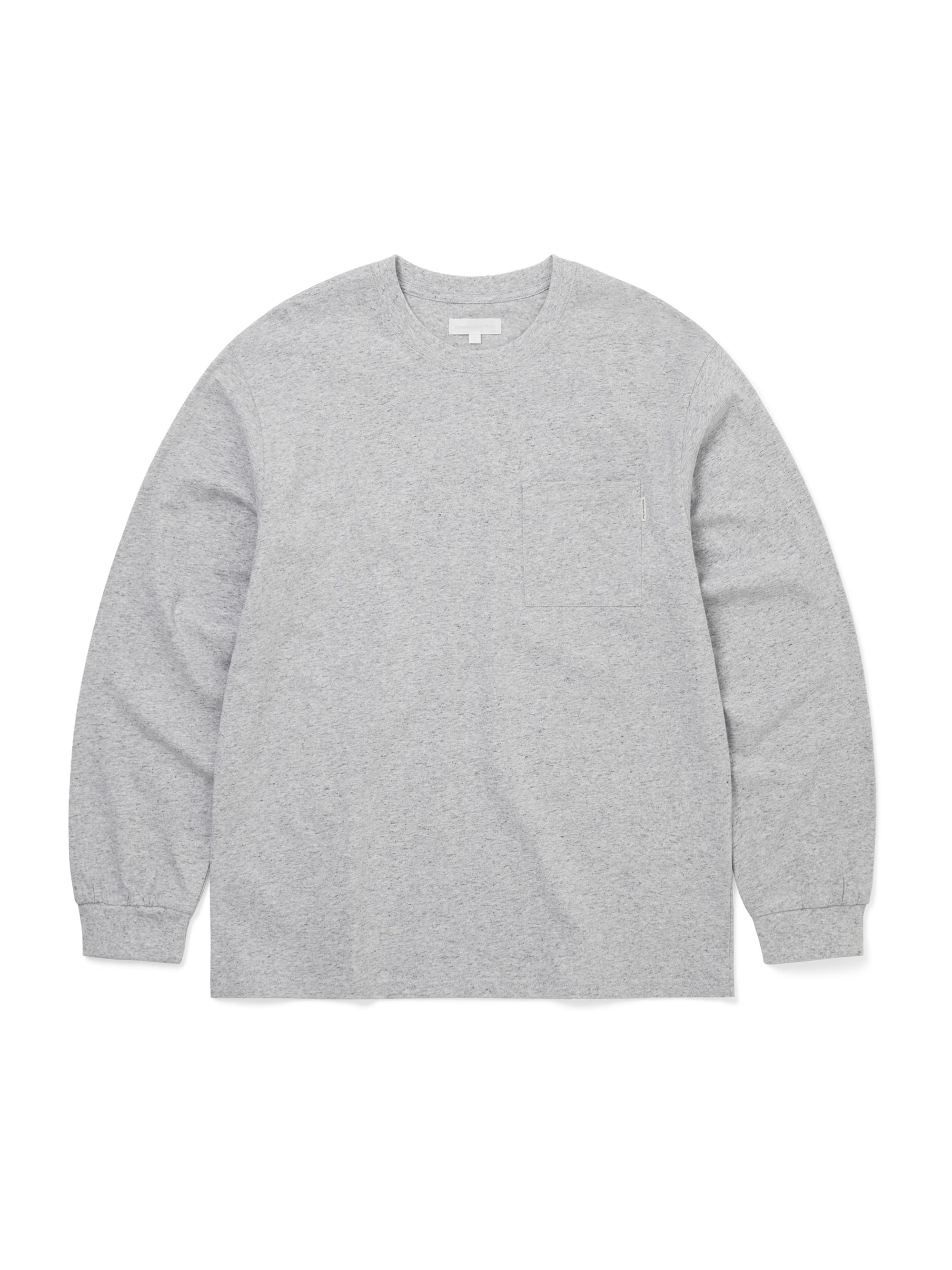 thisisneverthat - Basic Pocket L/S Tee (Heather Grey) product image 1 | TRAB K-Fashion Australia