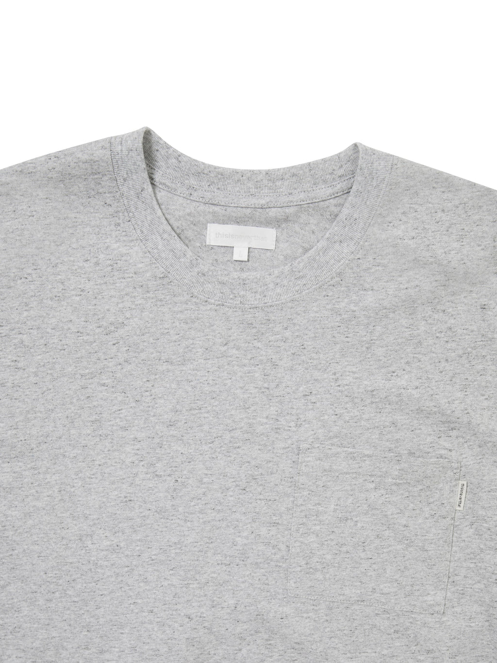 thisisneverthat - Basic Pocket L/S Tee (Heather Grey) product image 2 | TRAB K-Fashion Australia