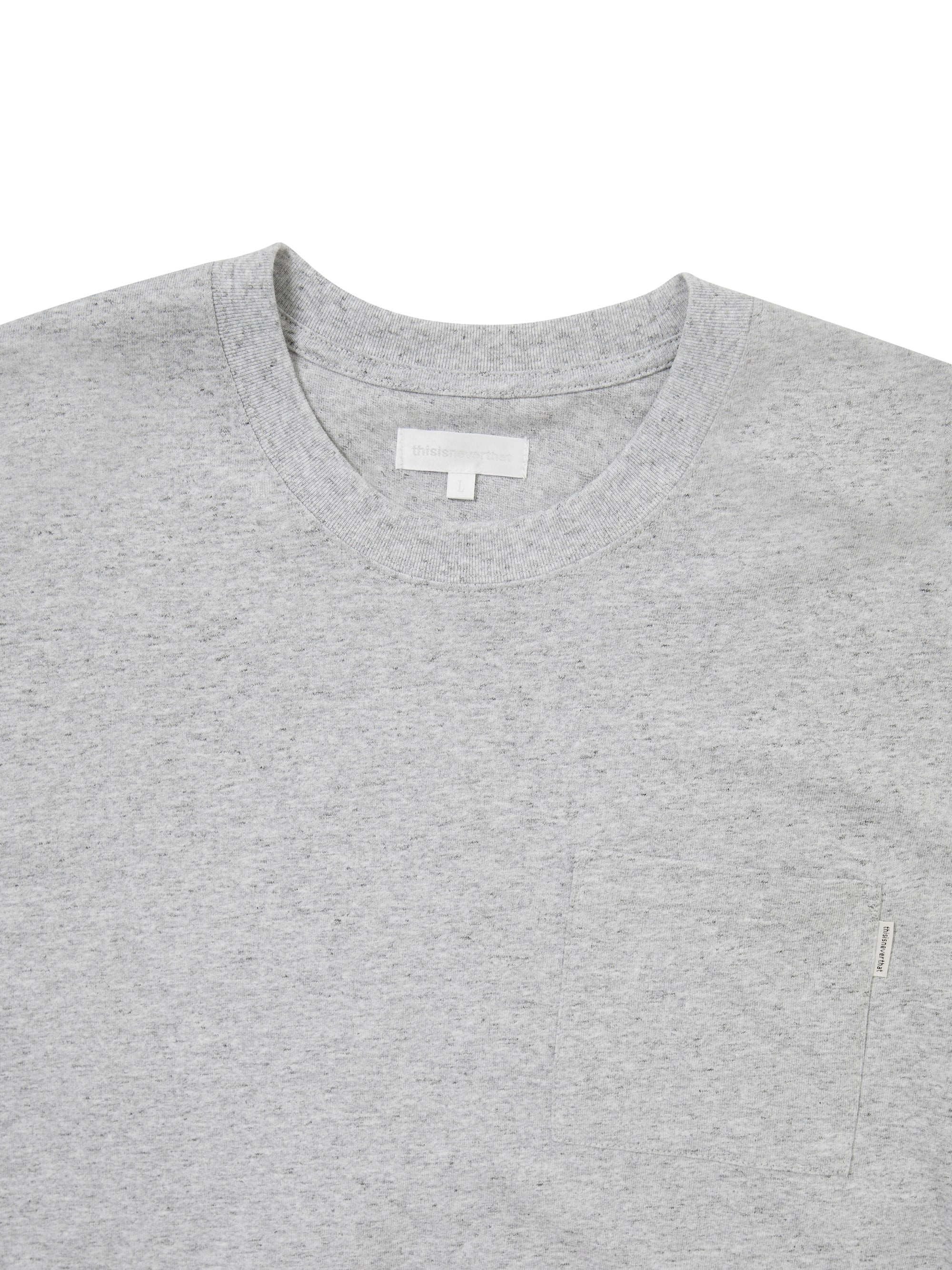 thisisneverthat - Basic Pocket L/S Tee (Heather Grey) product image 2 | TRAB K-Fashion Australia