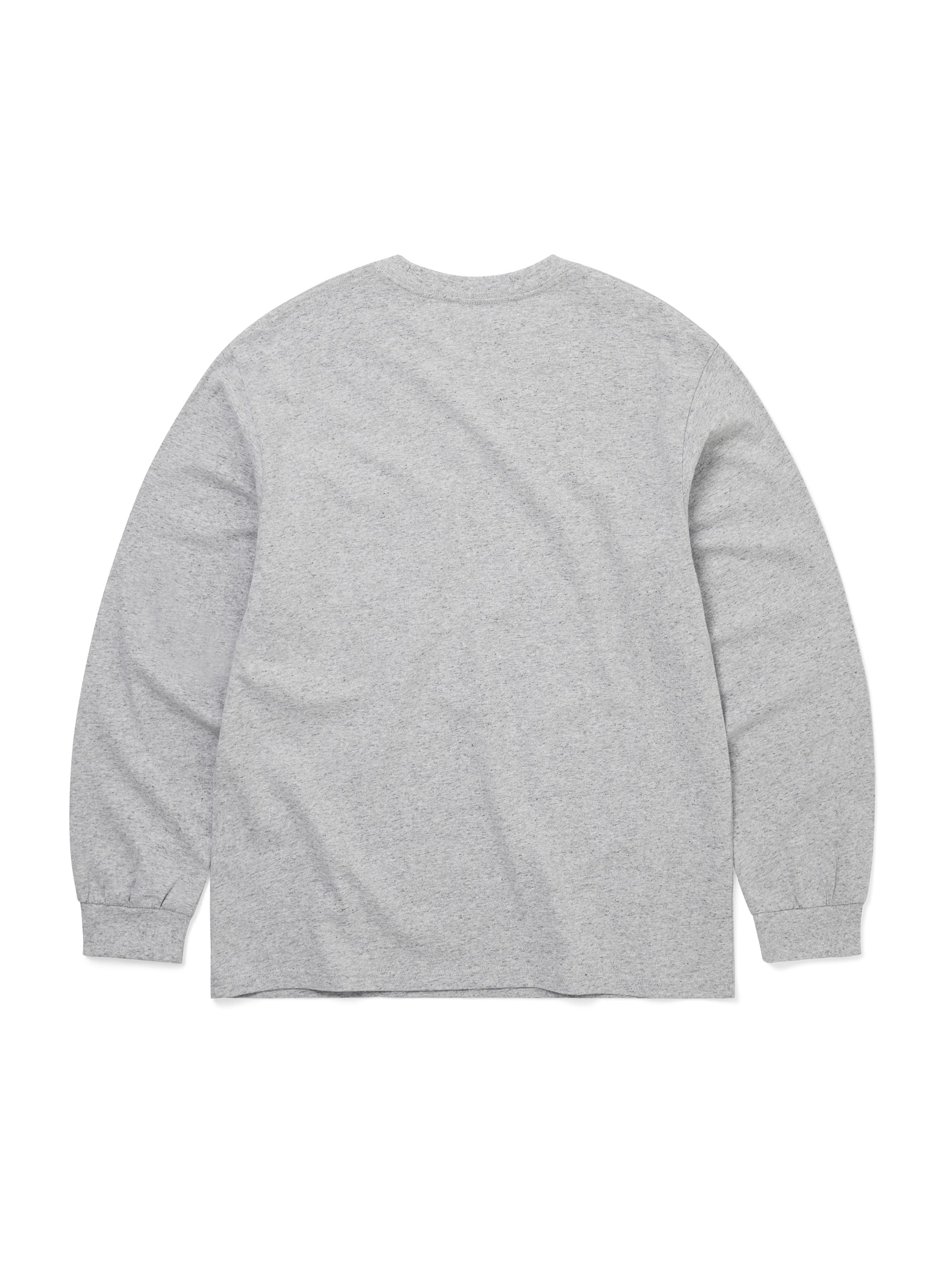 thisisneverthat - Basic Pocket L/S Tee (Heather Grey) product image 3 | TRAB K-Fashion Australia