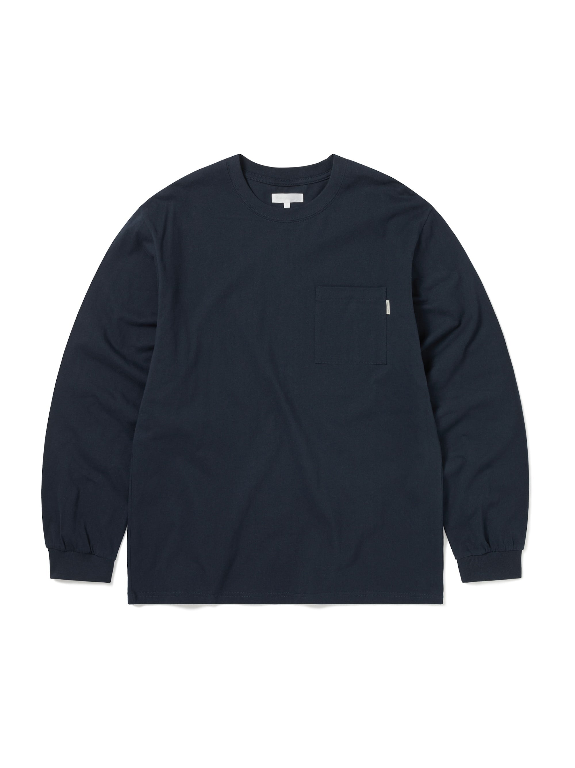 thisisneverthat - Basic Pocket L/S Tee (Navy) product image 1 | TRAB K-Fashion Australia