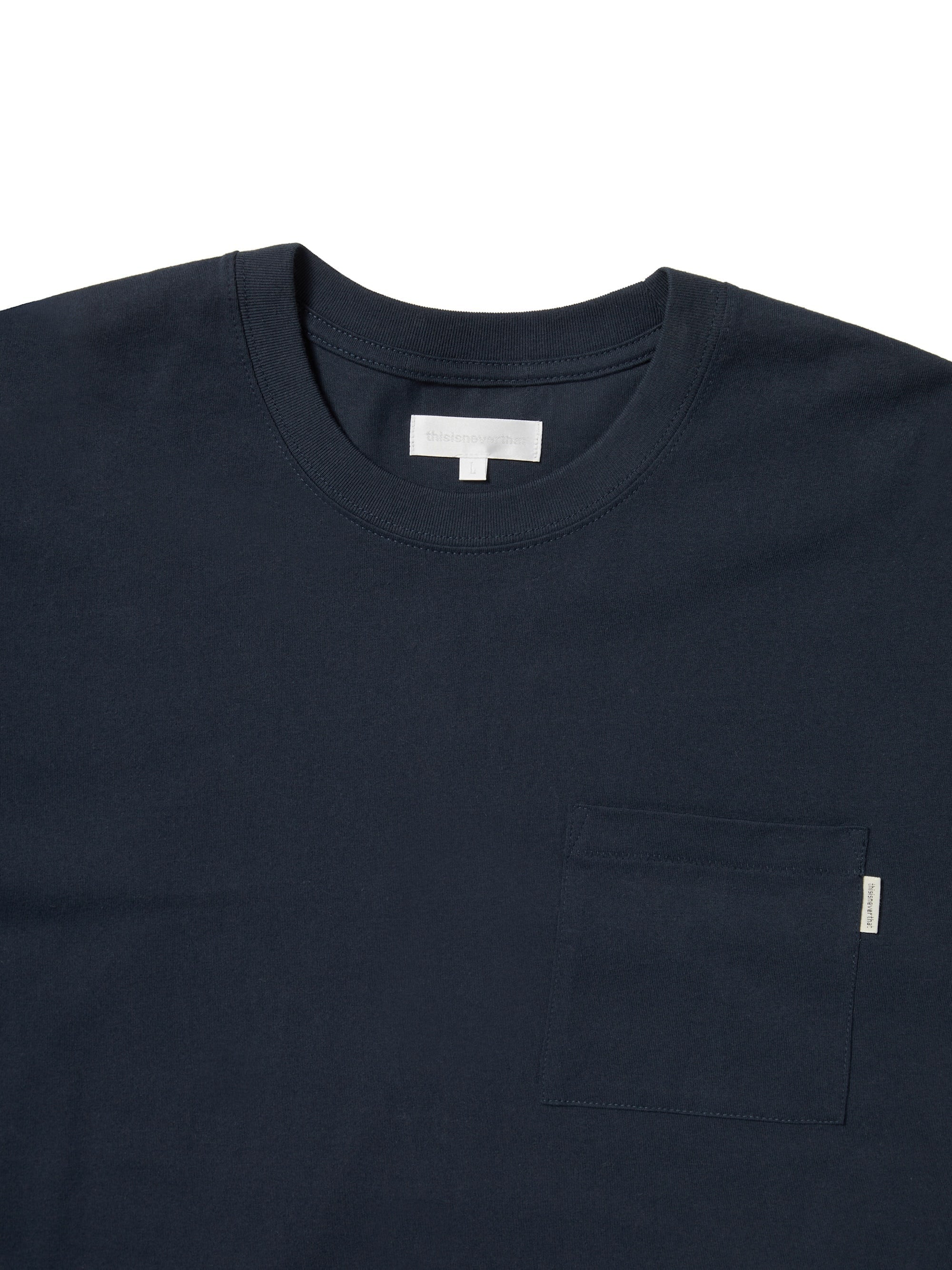 thisisneverthat - Basic Pocket L/S Tee (Navy) product image 2 | TRAB K-Fashion Australia