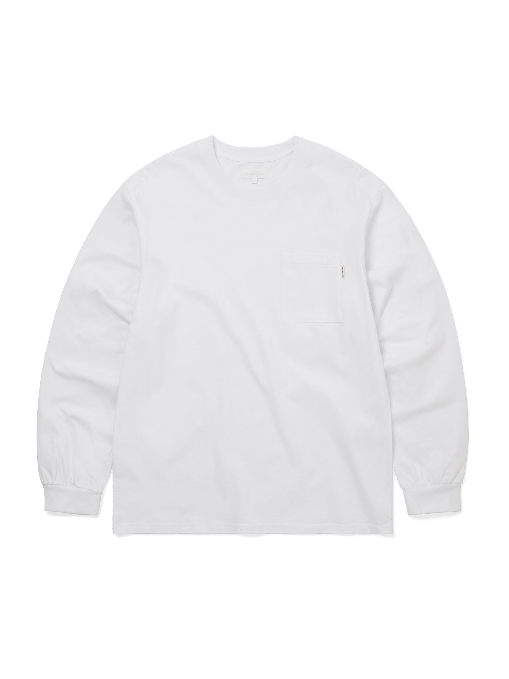 thisisneverthat - Basic Pocket L/S Tee (White) product image 1 | TRAB K-Fashion Australia