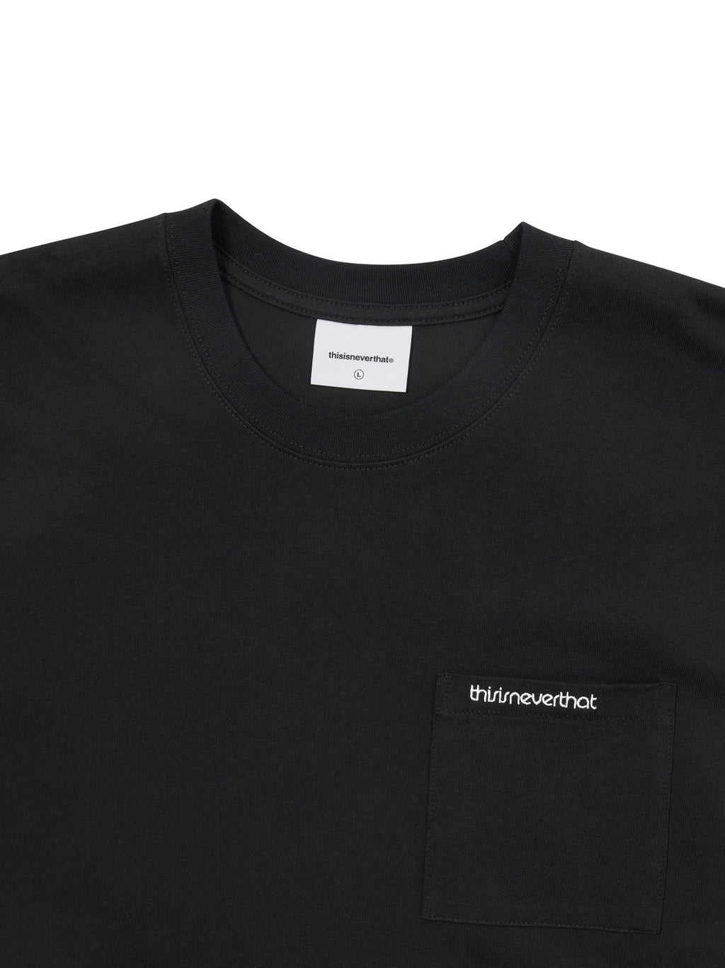 thisisneverthat - Basic Pocket Tee (Heather Black) product image 2 | TRAB K-Fashion Australia
