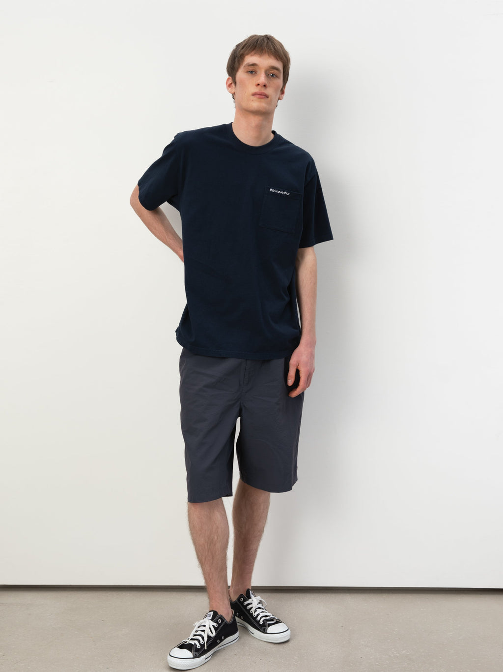 thisisneverthat - Basic Pocket Tee (Navy) product image 4 | TRAB K-Fashion Australia