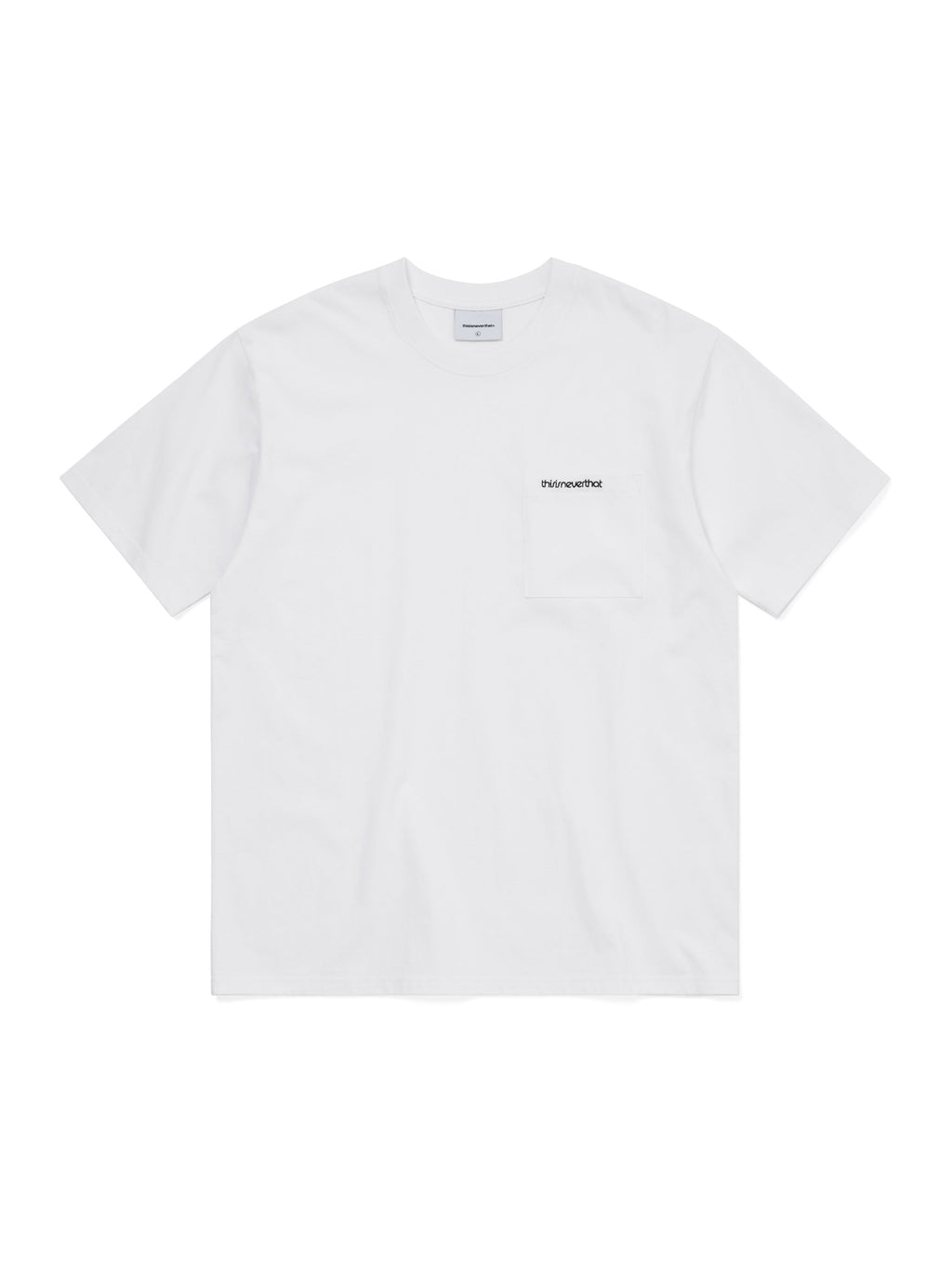 thisisneverthat - Basic Pocket Tee (Heather White) product image 1 | TRAB K-Fashion Australia