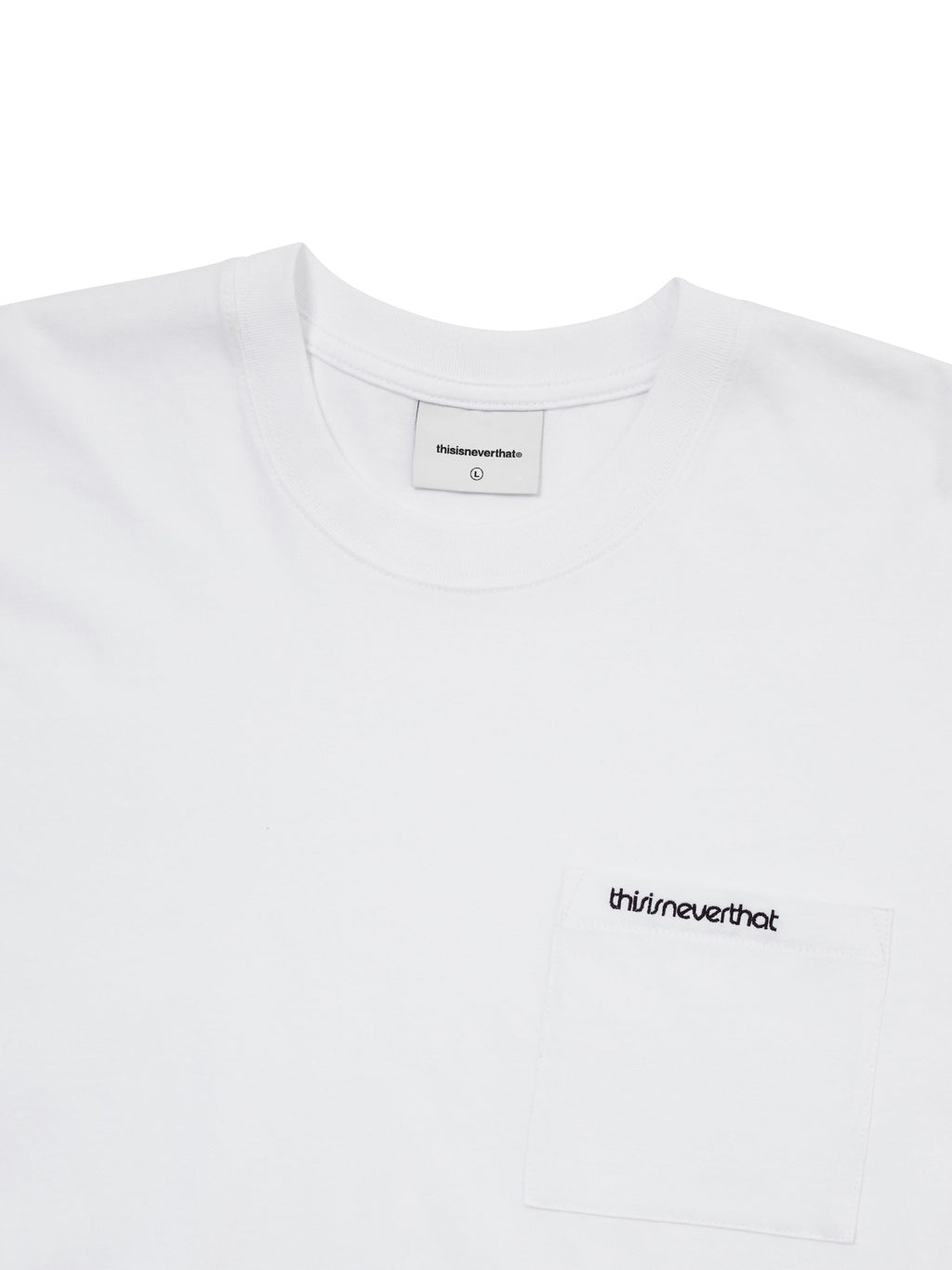 thisisneverthat - Basic Pocket Tee (Heather White) product image 2 | TRAB K-Fashion Australia
