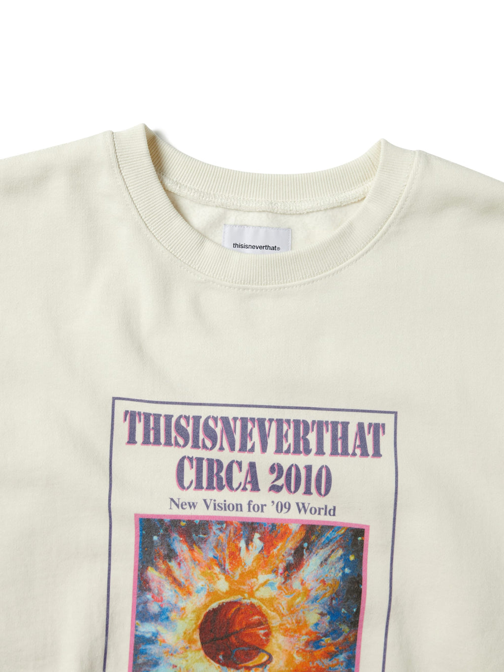 thisisneverthat - Basketball Hoop Crewneck (Natural) product image 2 | TRAB K-Fashion Australia