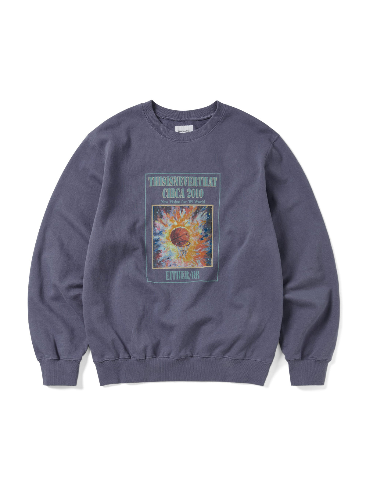 thisisneverthat - Basketball Hoop Crewneck (Violet) product image 1 | TRAB K-Fashion Australia