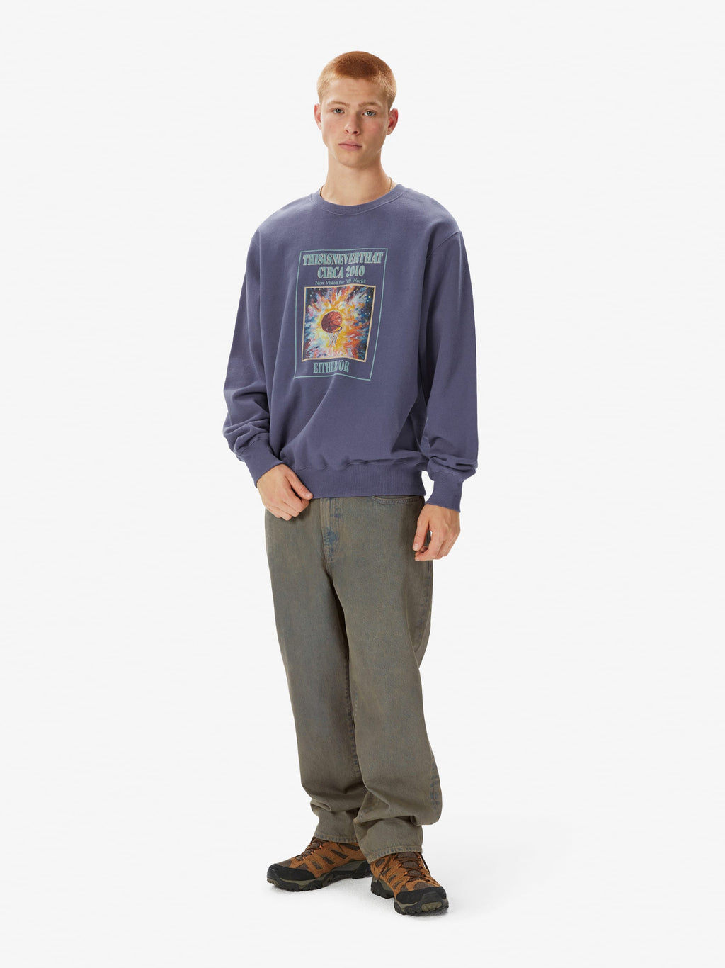 thisisneverthat - Basketball Hoop Crewneck (Violet) product image 6 | TRAB K-Fashion Australia