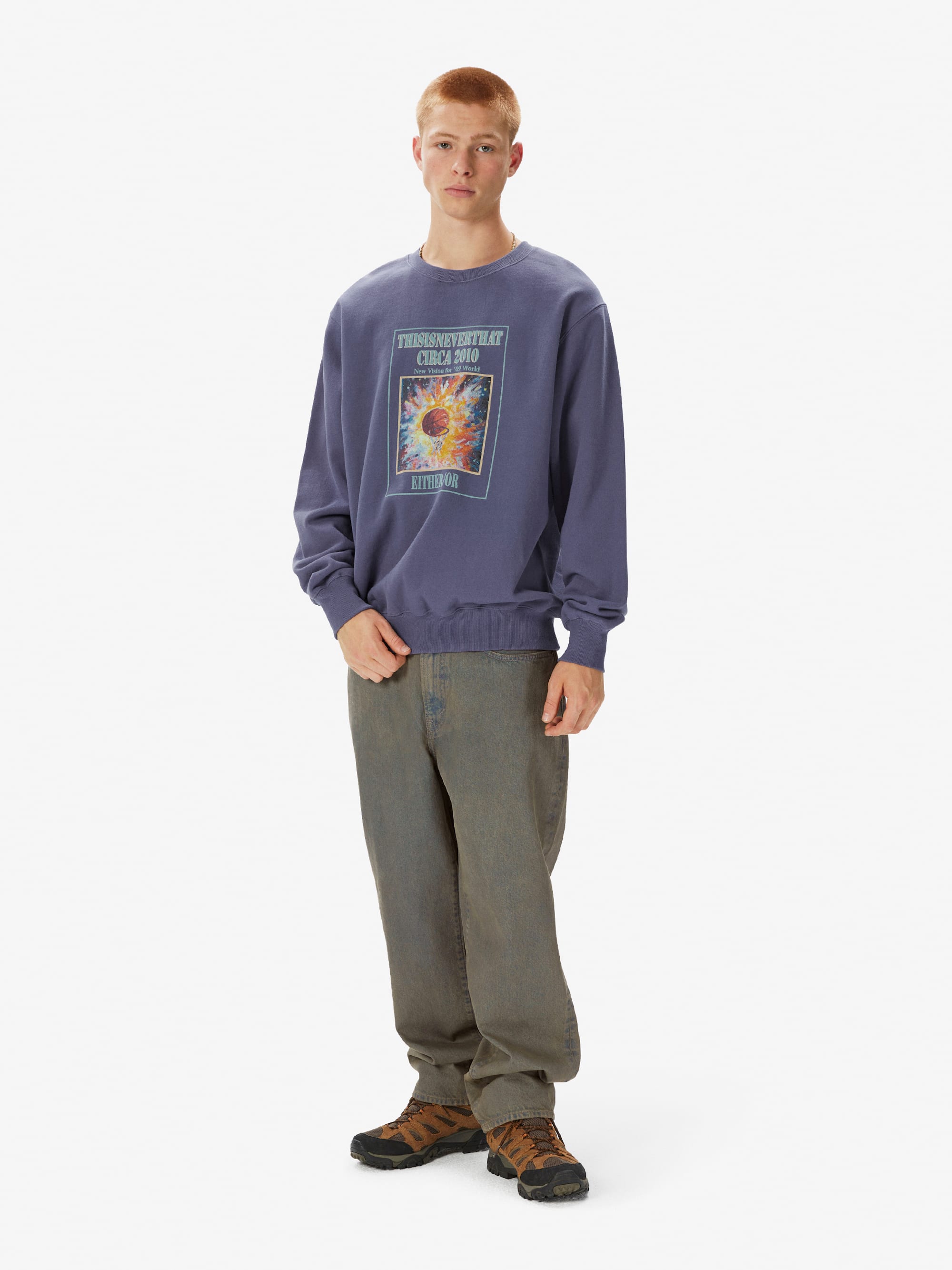 thisisneverthat - Basketball Hoop Crewneck (Violet) product image 6 | TRAB K-Fashion Australia