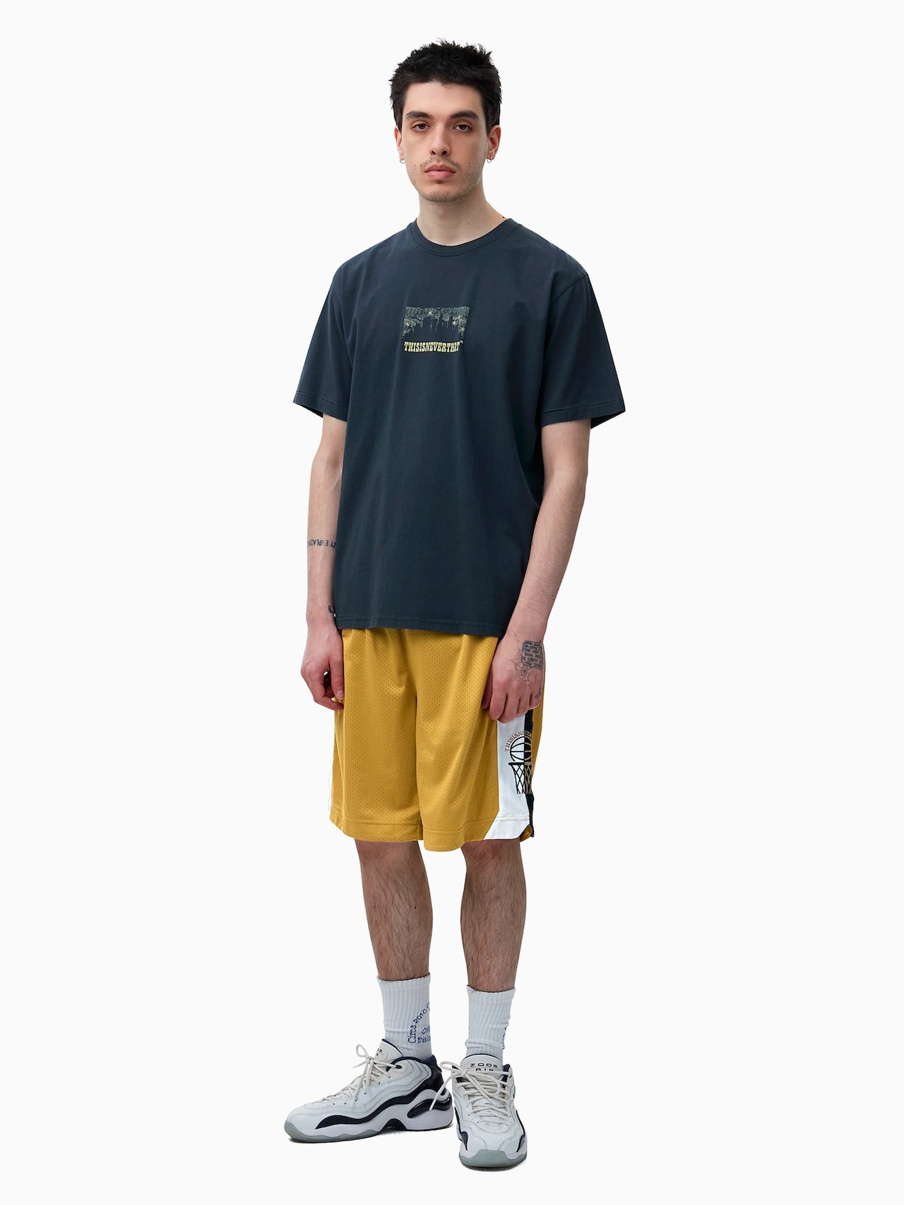 thisisneverthat - (SS24) Basketball Short (Gold) product image 6 | TRAB K-Fashion Australia