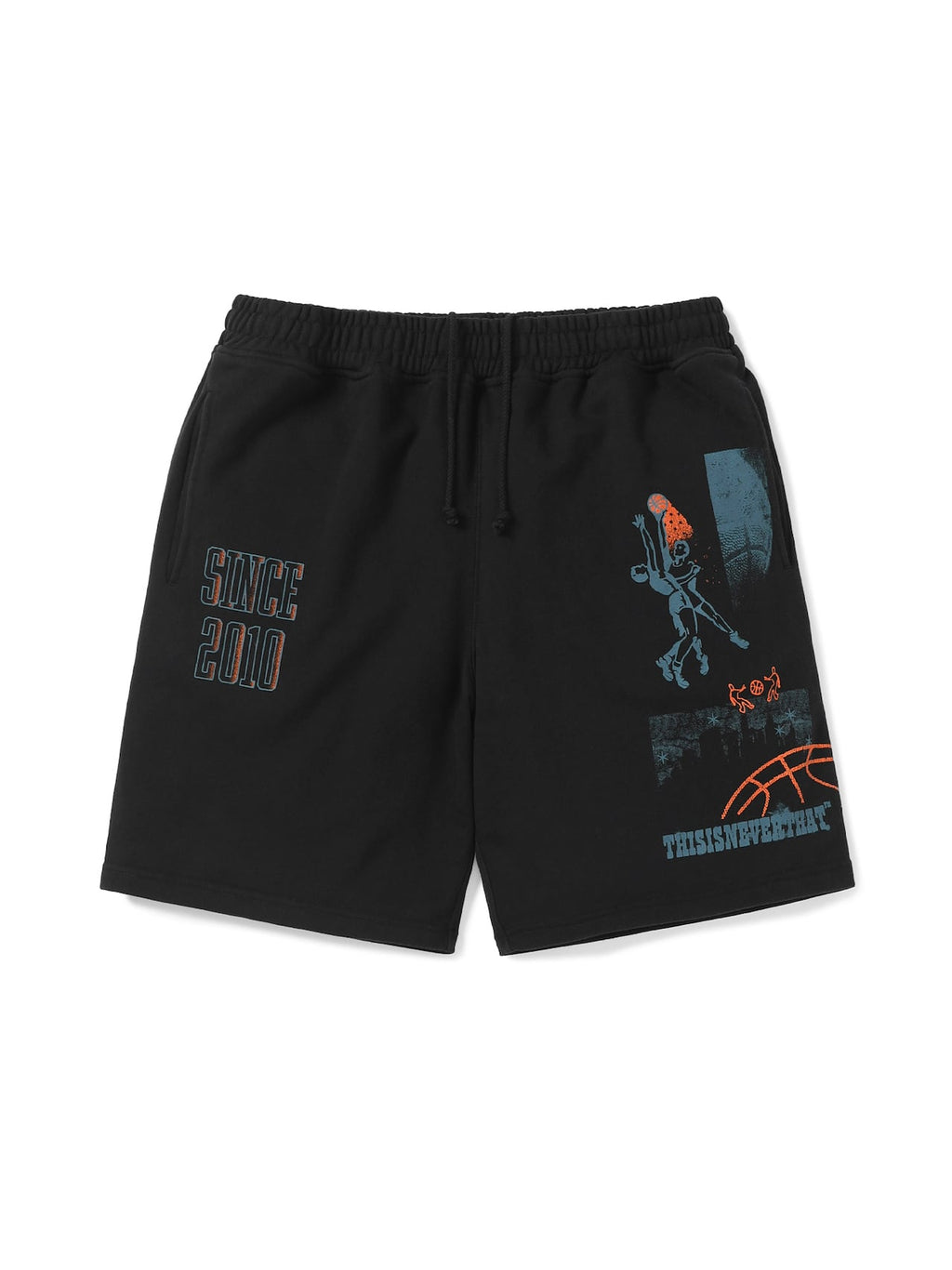 thisisneverthat - Basketball Sweatshort (Black) product image 1 | TRAB K-Fashion Australia