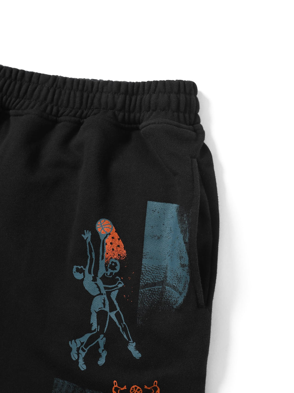 thisisneverthat - Basketball Sweatshort (Black) product image 4 | TRAB K-Fashion Australia