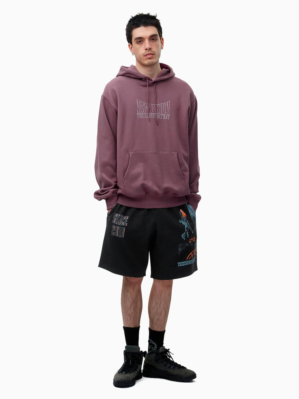 thisisneverthat - Basketball Sweatshort (Black) product image 8 | TRAB K-Fashion Australia