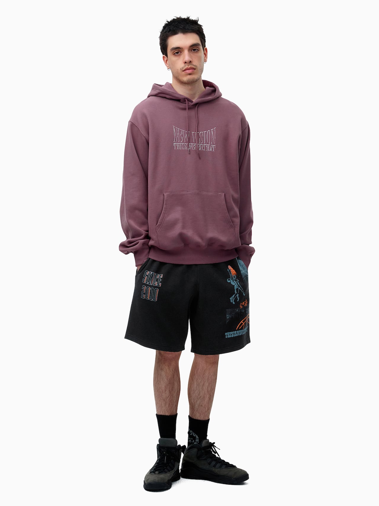 thisisneverthat - Basketball Sweatshort (Black) product image 8 | TRAB K-Fashion Australia