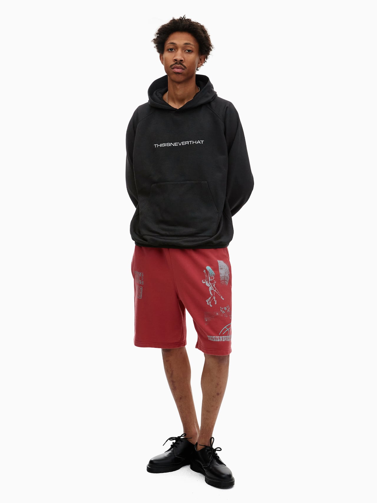 thisisneverthat - Basketball Sweatshort (Red) product image 8 | TRAB K-Fashion Australia