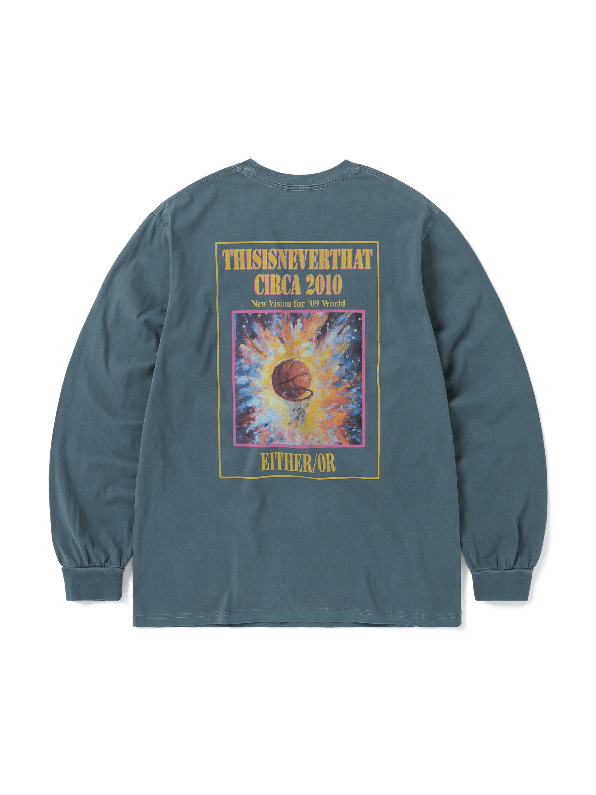 thisisneverthat - Basketball Hoop L/S Tee (Navy) product image 1 | TRAB K-Fashion Australia