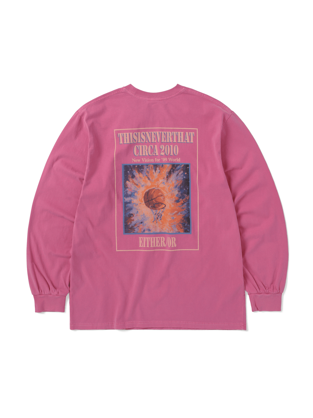 thisisneverthat - Basketball Hoop L/S Tee (Taffy) product image 1 | TRAB K-Fashion Australia