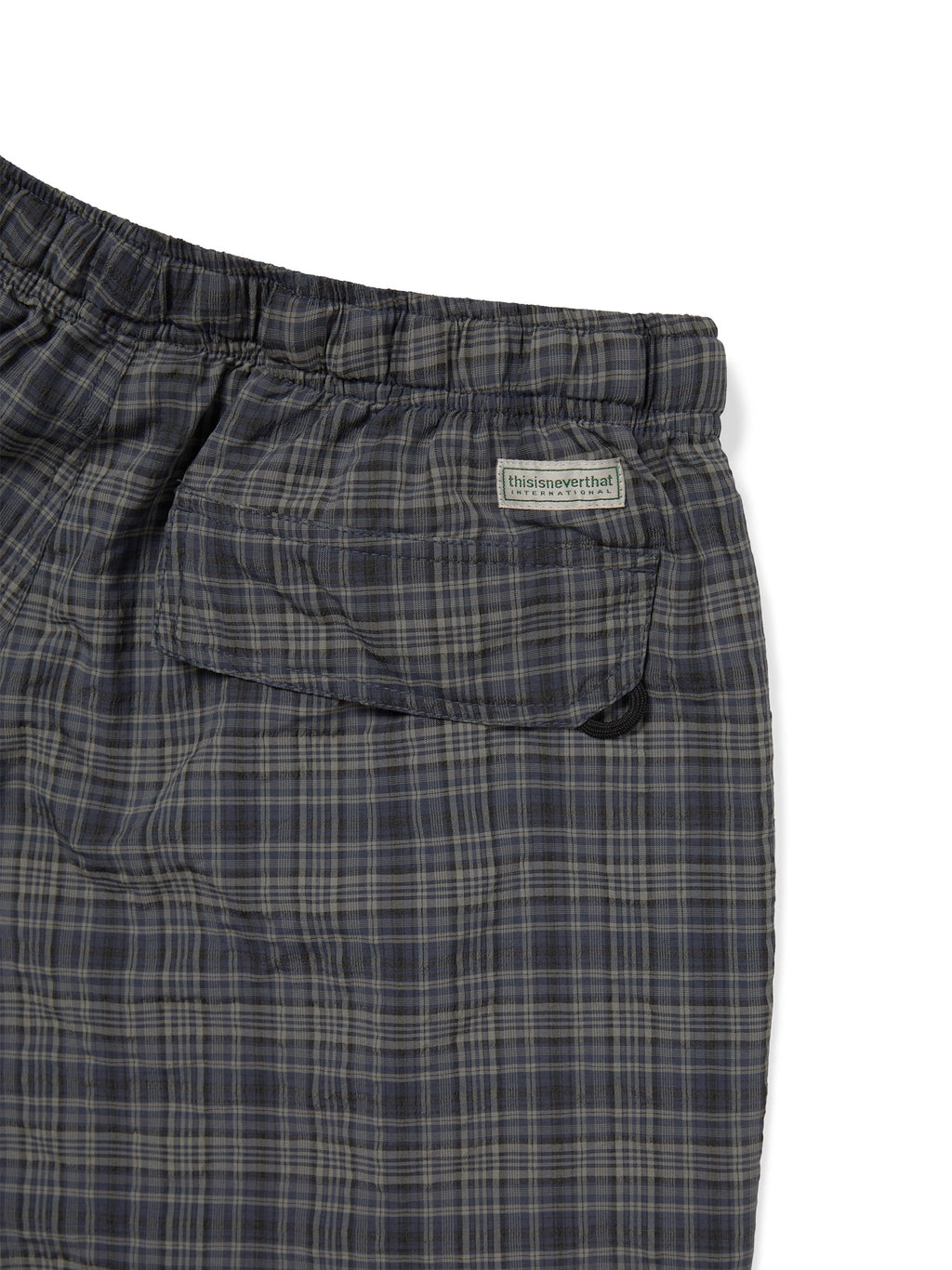 thisisneverthat - Belted Check Short (Navy) product image 4 | TRAB K-Fashion Australia