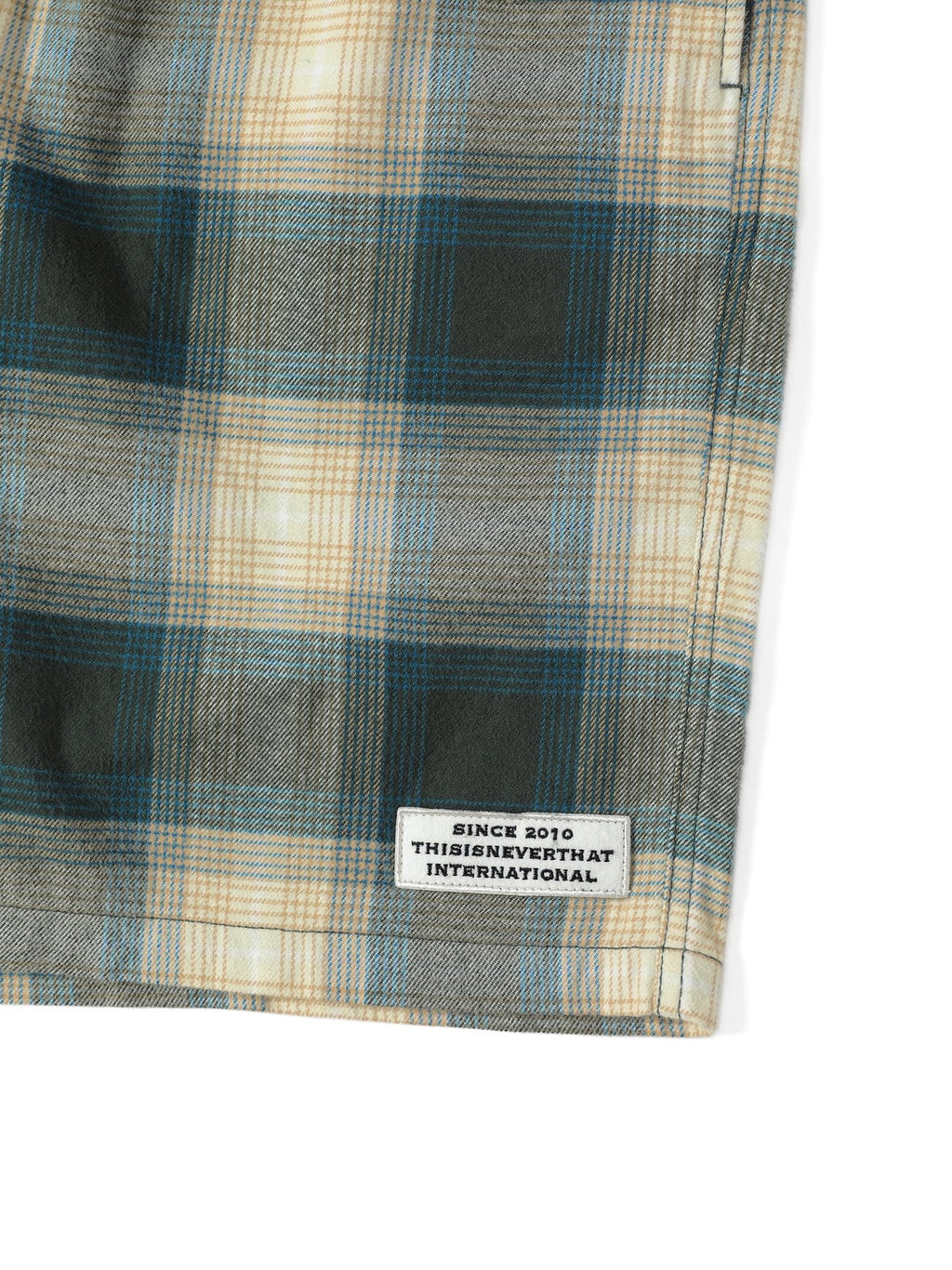 thisisneverthat - Belted Check short (Brown) product image 3 | TRAB K-Fashion Australia