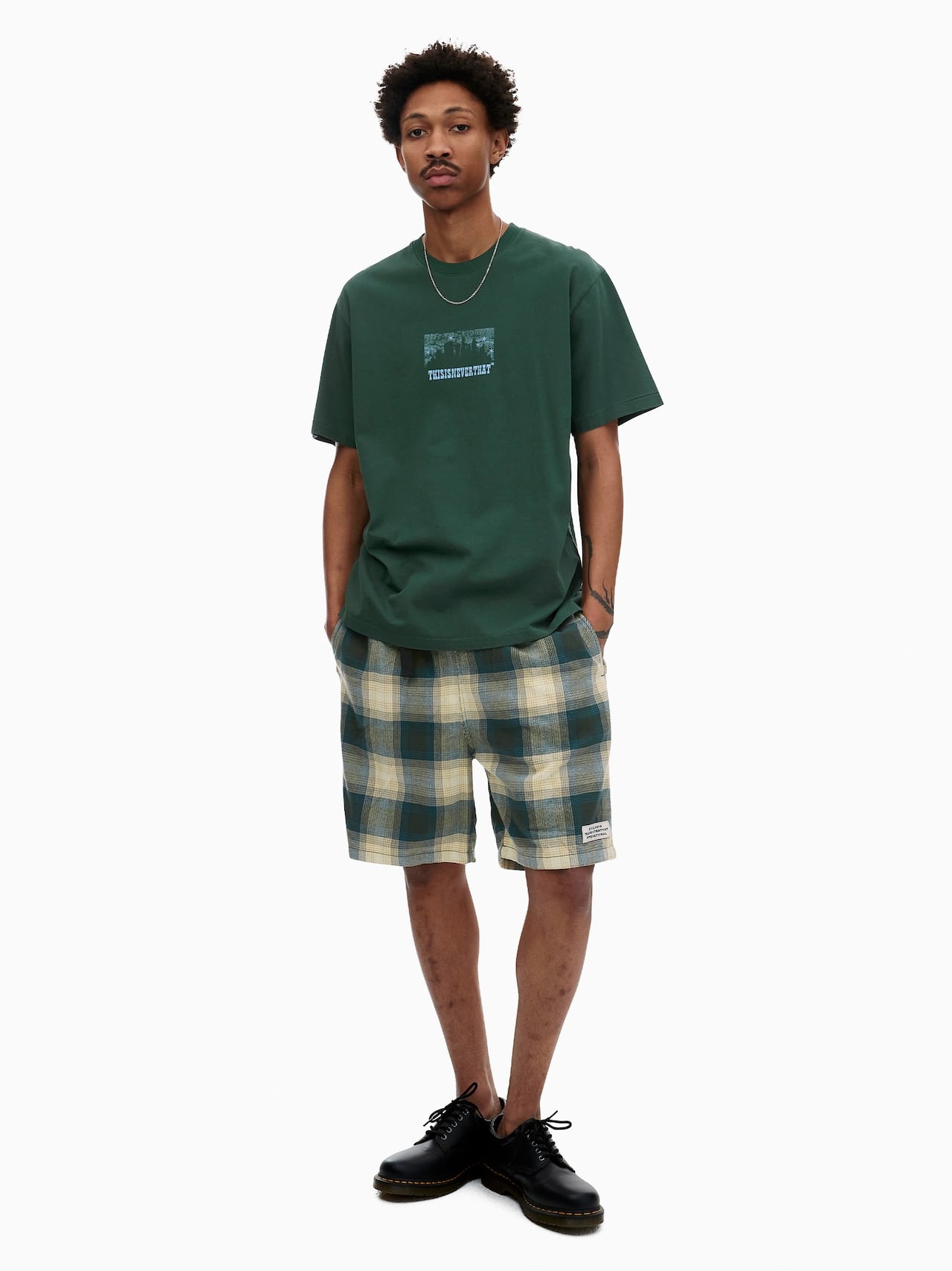thisisneverthat - Belted Check short (Brown) product image 6 | TRAB K-Fashion Australia