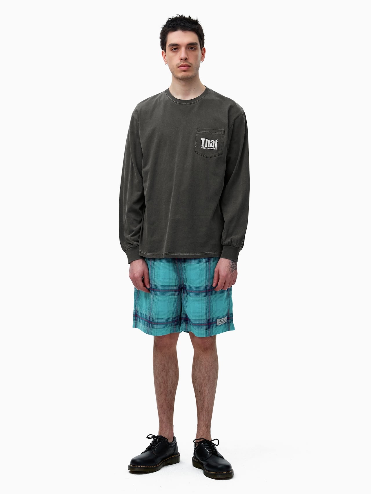 thisisneverthat - Belted Check short (Green) product image 6 | TRAB K-Fashion Australia