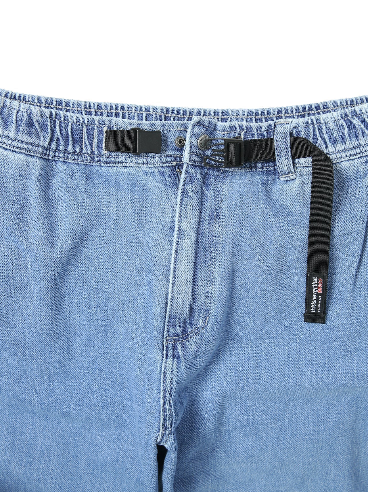 thisisneverthat - Belted Denim Pant Light (blue) product image 2 | TRAB K-Fashion Australia