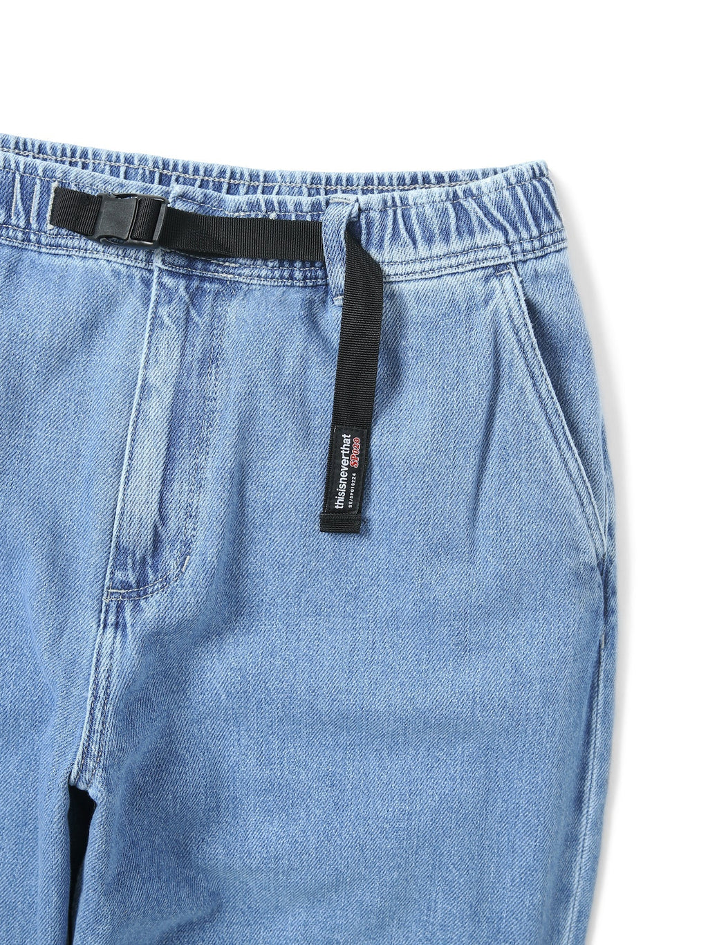 thisisneverthat - Belted Denim Pant Light (blue) product image 3 | TRAB K-Fashion Australia
