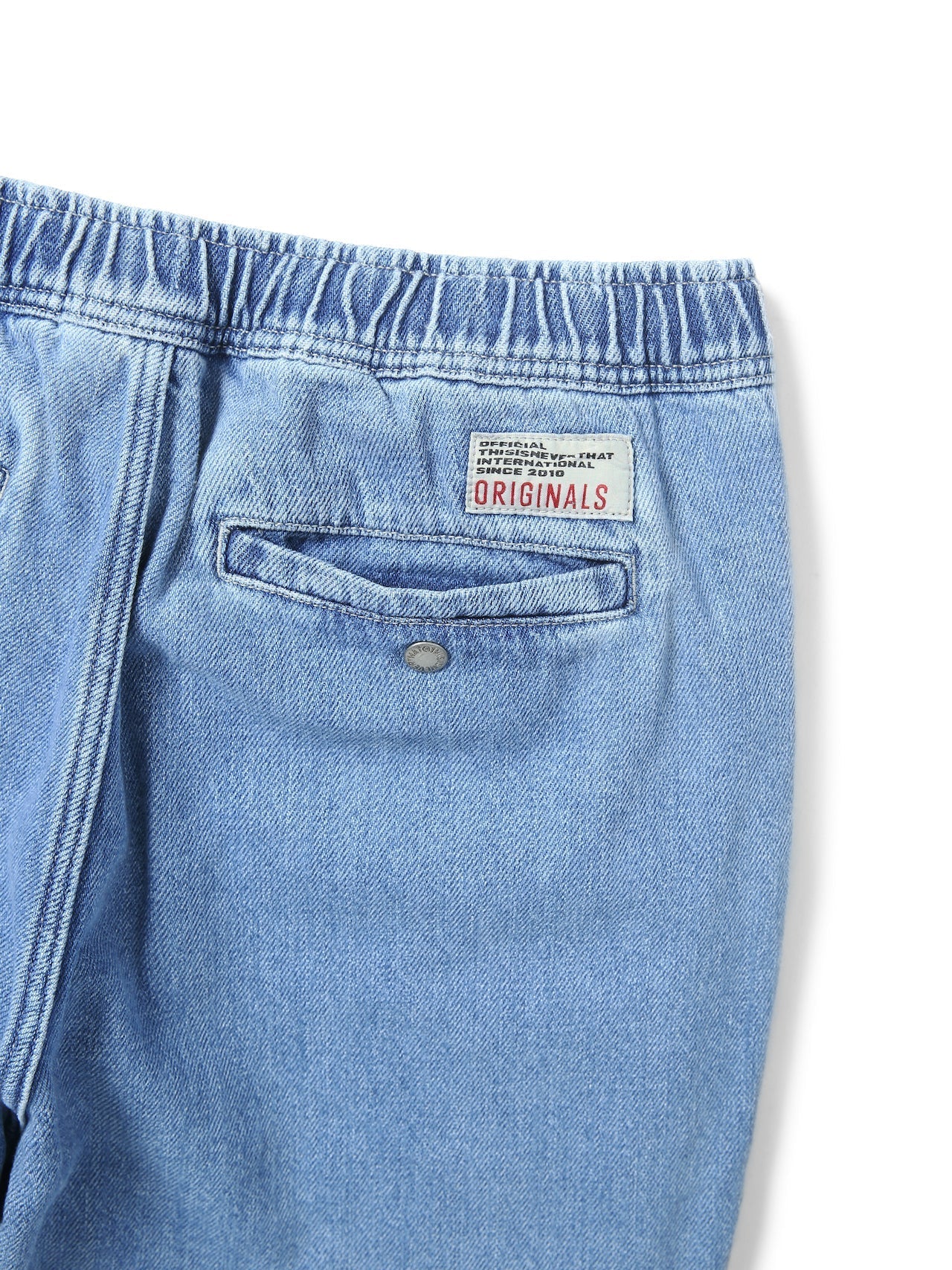 thisisneverthat - Belted Denim Pant Light (blue) product image 4 | TRAB K-Fashion Australia