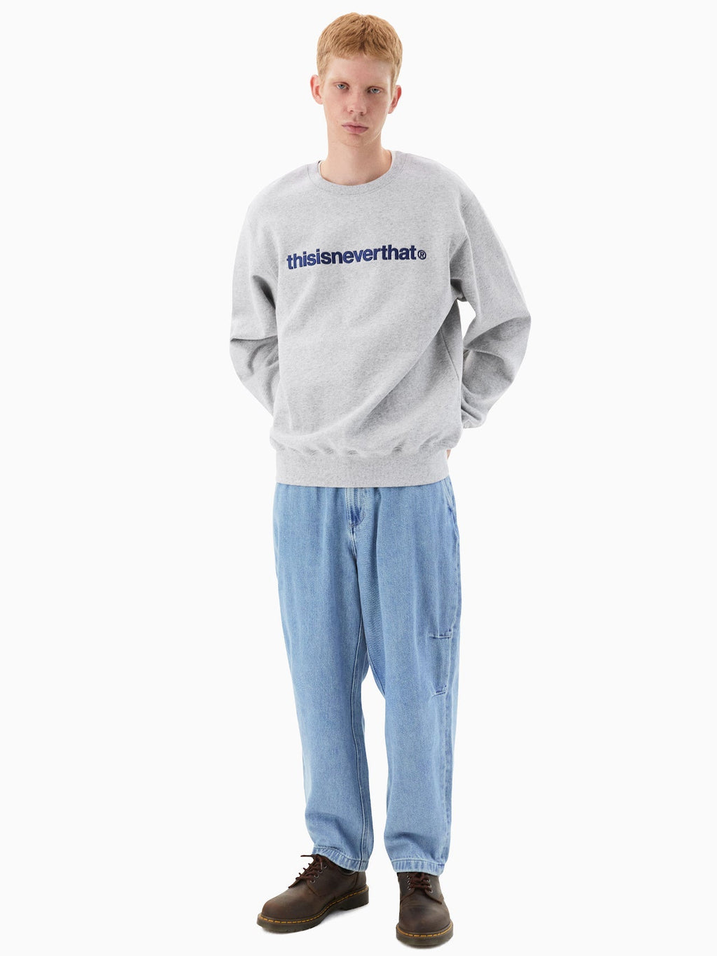 thisisneverthat - Belted Denim Pant Light (blue) product image 7 | TRAB K-Fashion Australia