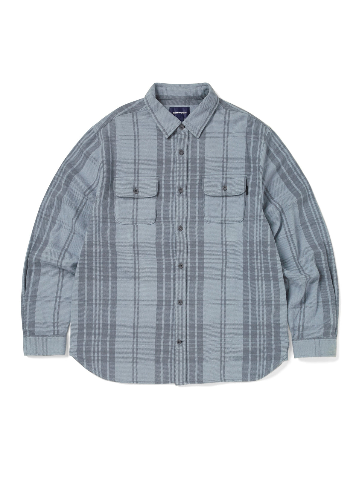 thisisneverthat - Big Flannel Work Shirt (Slate) product image 1 | TRAB K-Fashion Australia