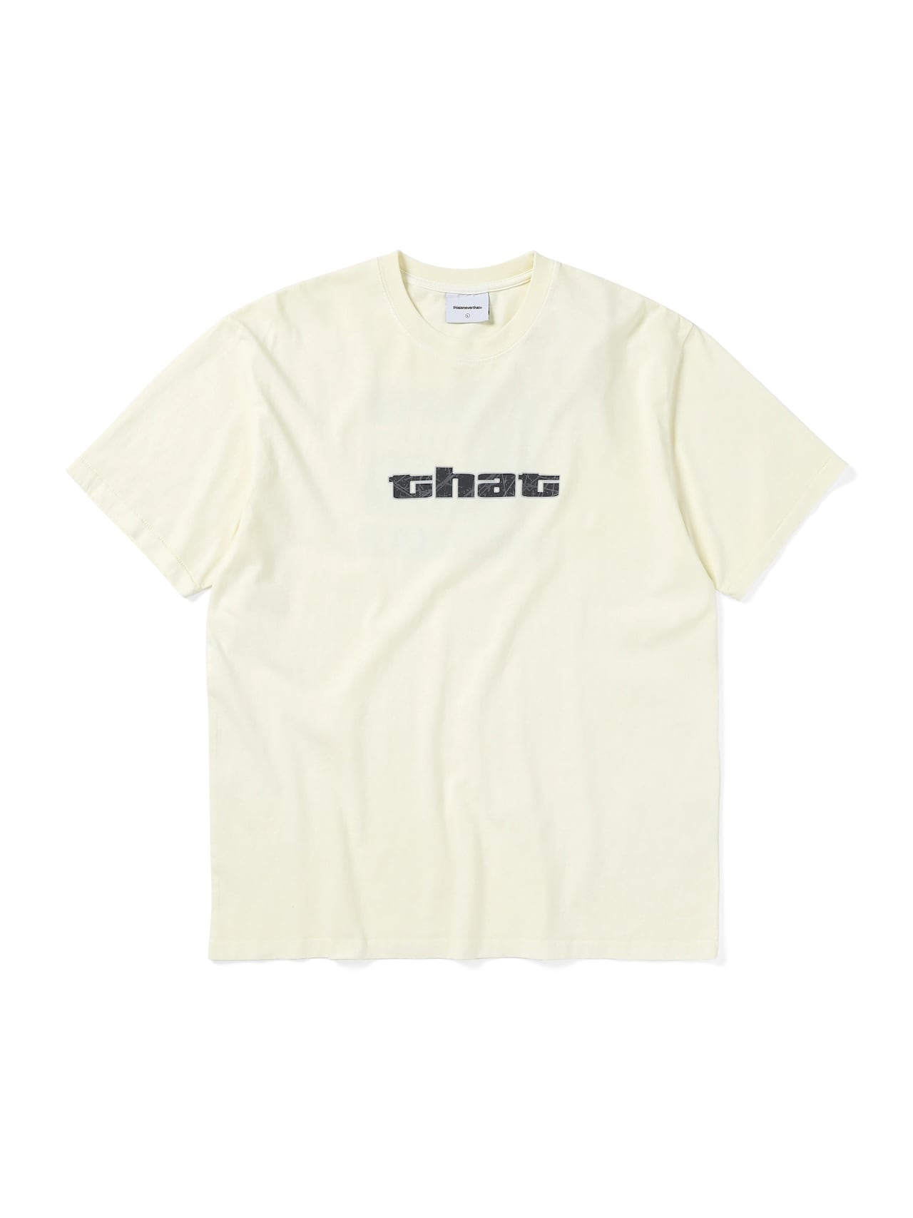 thisisneverthat - Big Initial Tee (Ivory) product image 1 | TRAB K-Fashion Australia