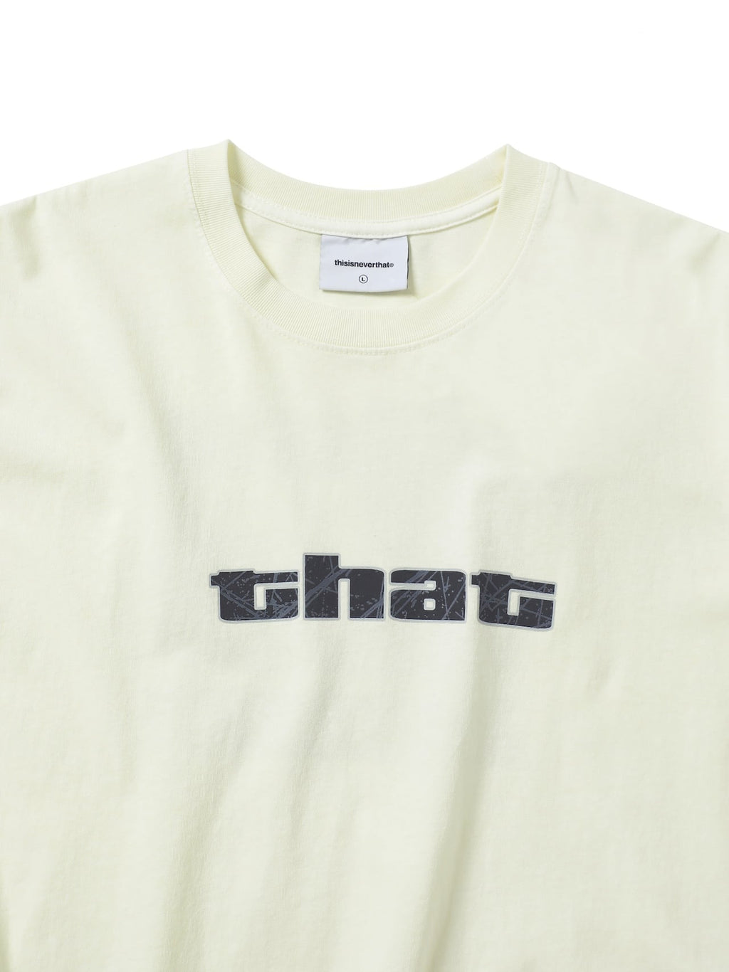 thisisneverthat - Big Initial Tee (Ivory) product image 2 | TRAB K-Fashion Australia