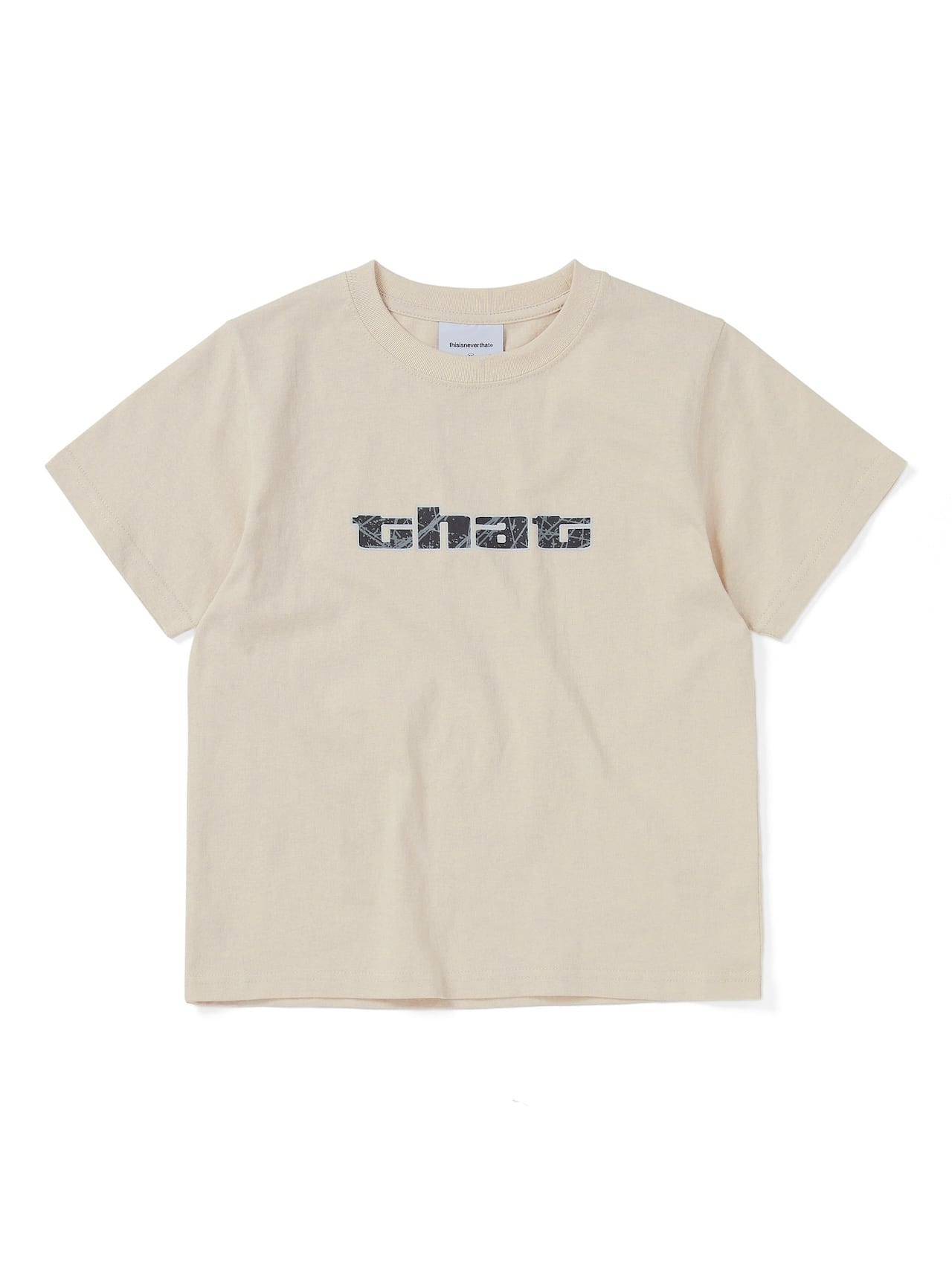 thisisneverthat - Big Initial W Tee (Beige) product image 1 | TRAB K-Fashion Australia