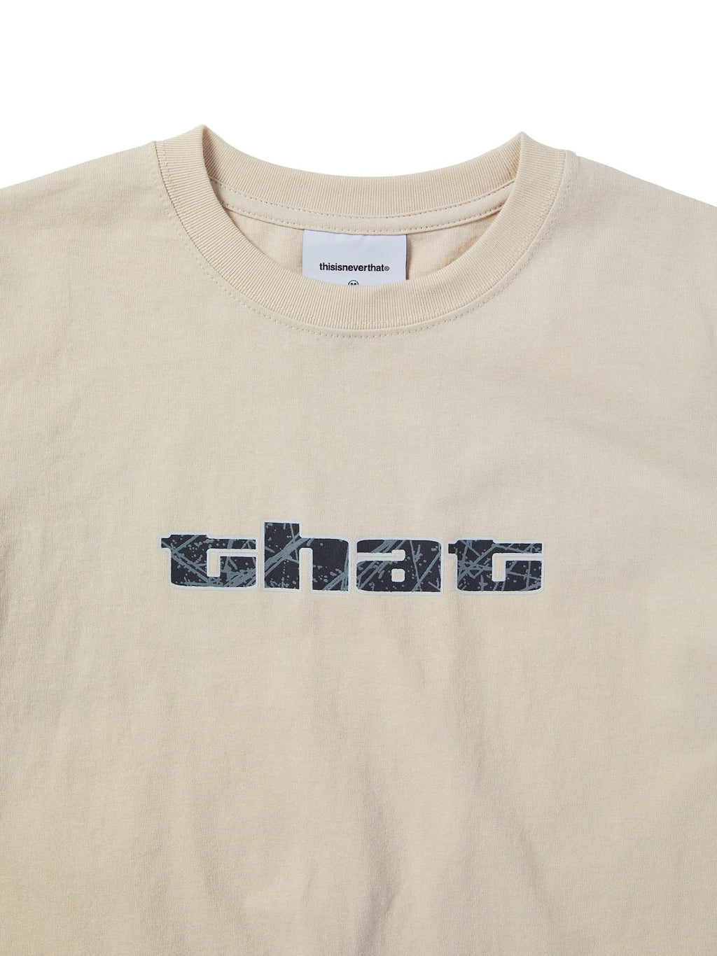 thisisneverthat - Big Initial W Tee (Beige) product image 2 | TRAB K-Fashion Australia