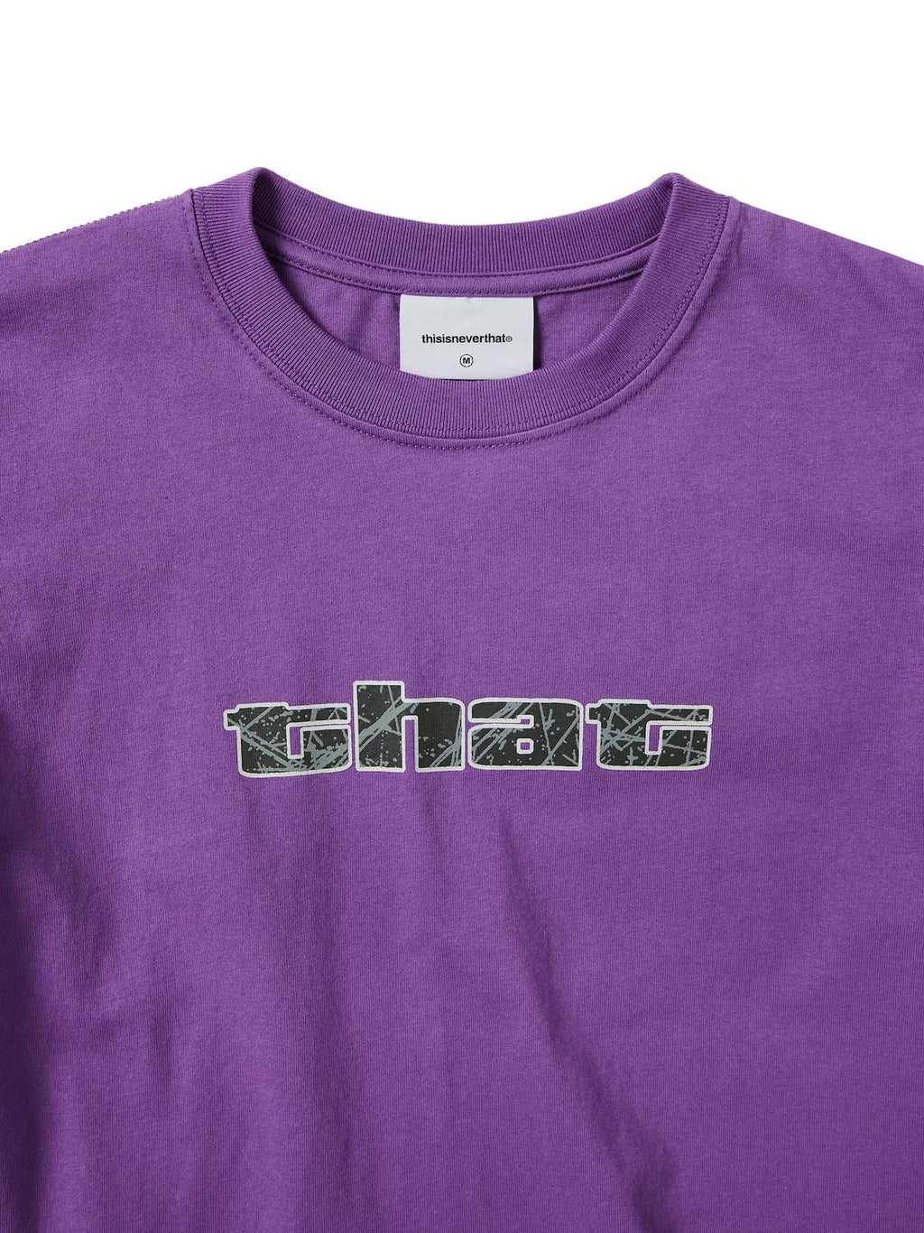 thisisneverthat - Big Initial W Tee (Purple) product image 2 | TRAB K-Fashion Australia