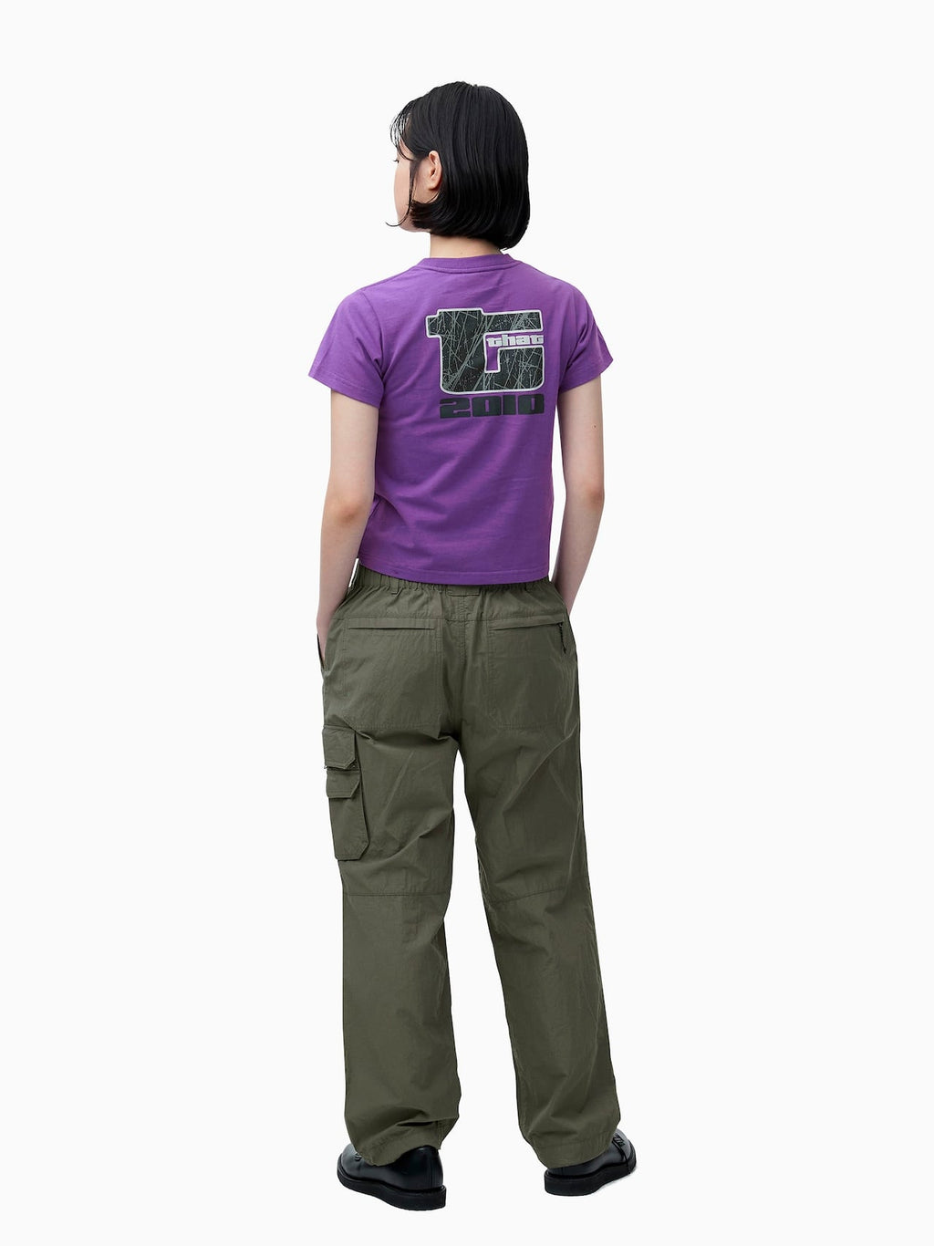 thisisneverthat - Big Initial W Tee (Purple) product image 5 | TRAB K-Fashion Australia
