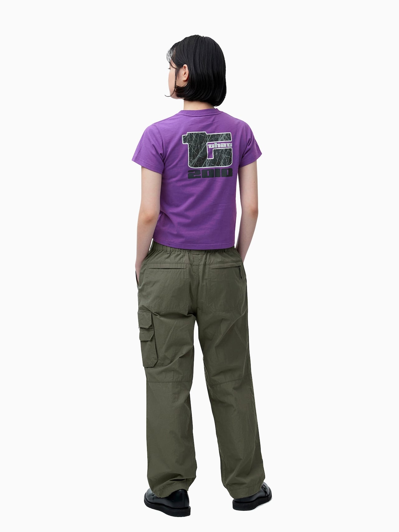 thisisneverthat - Big Initial W Tee (Purple) product image 5 | TRAB K-Fashion Australia