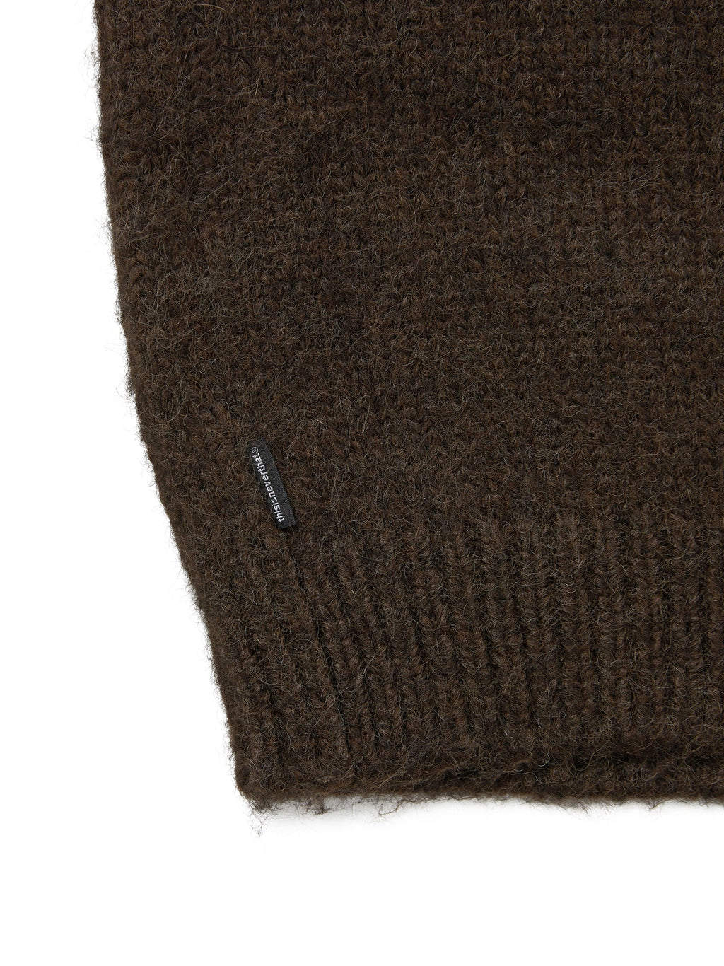 thisisneverthat - Big Lined Knit Sweater (Brown) product image 3 | TRAB K-Fashion Australia