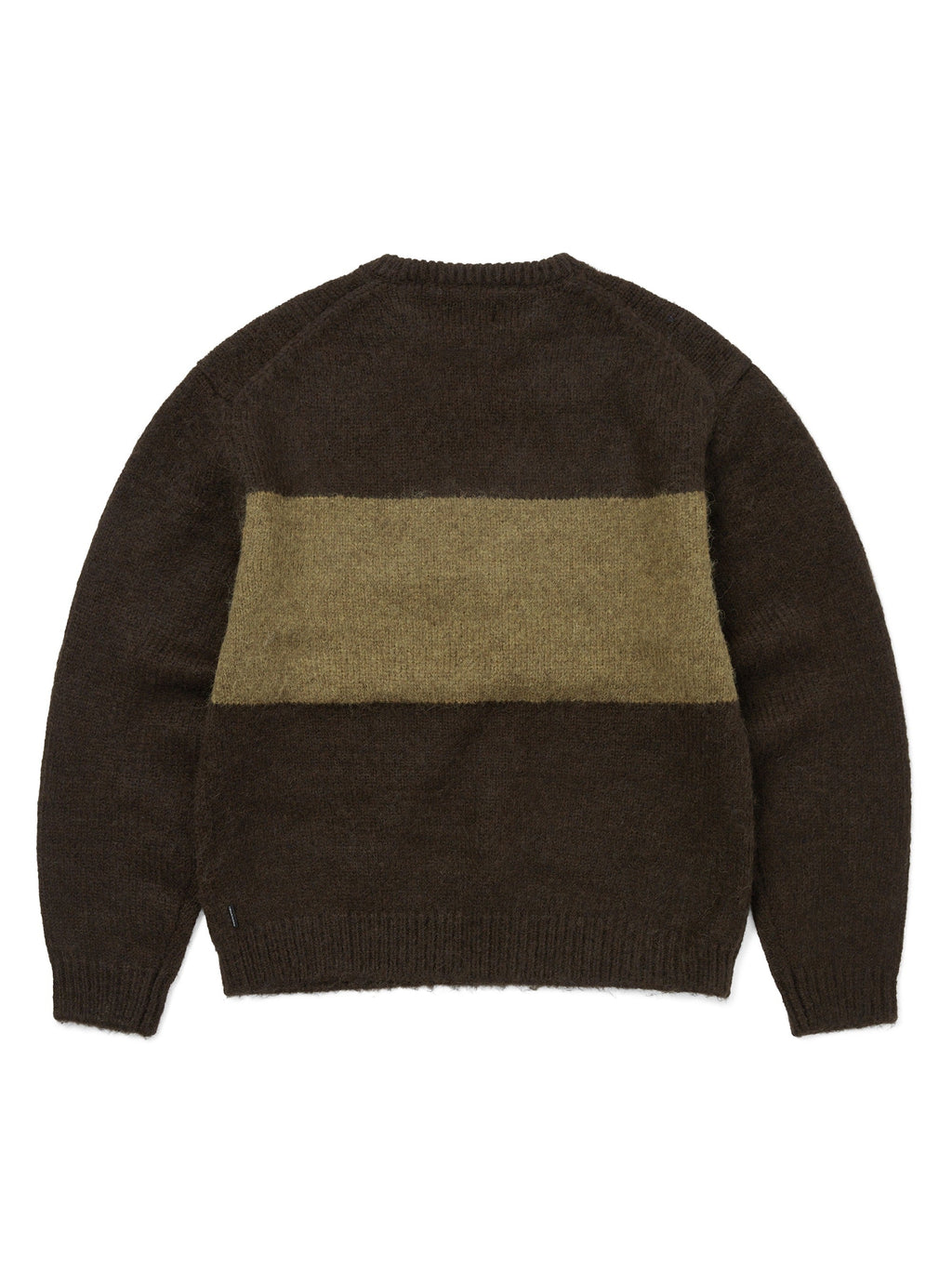 thisisneverthat - Big Lined Knit Sweater (Brown) product image 4 | TRAB K-Fashion Australia