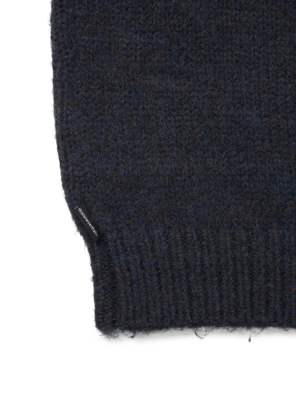 thisisneverthat - Big Lined Knit Sweater (Navy) product image 3 | TRAB K-Fashion Australia