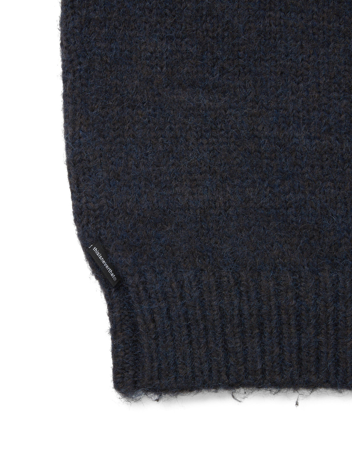 thisisneverthat - Big Lined Knit Sweater (Navy) product image 3 | TRAB K-Fashion Australia