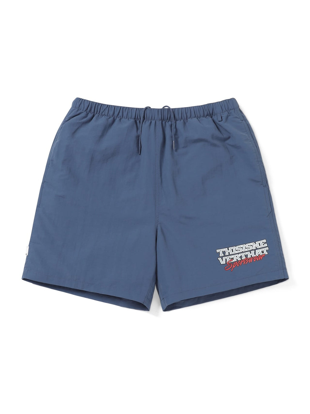 thisisneverthat - Big Logo Nylon Shorts (Blue) product image 1 | TRAB K-Fashion Australia