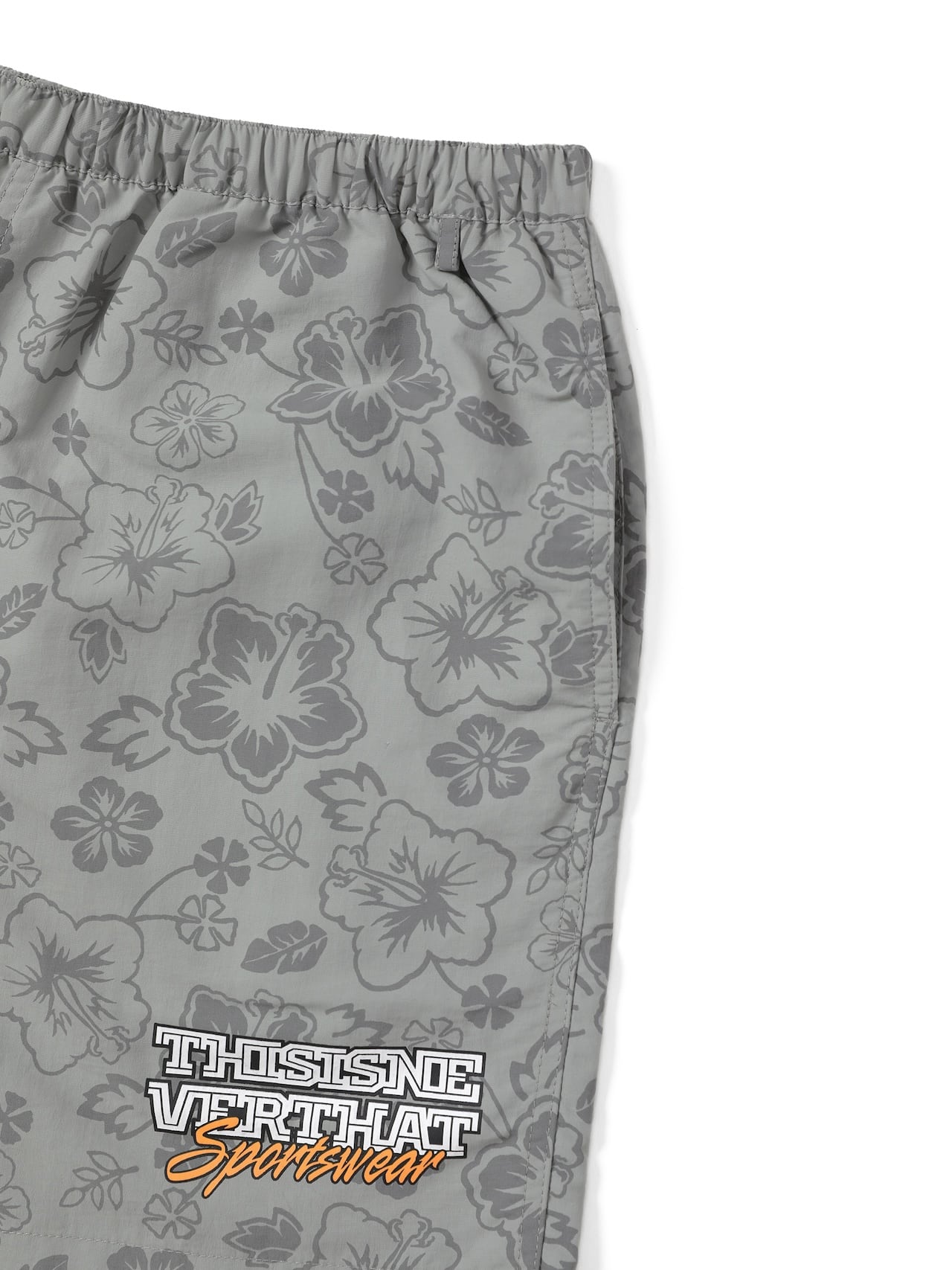 thisisneverthat - Big Logo Nylon Shorts (Grey) product image 3 | TRAB K-Fashion Australia