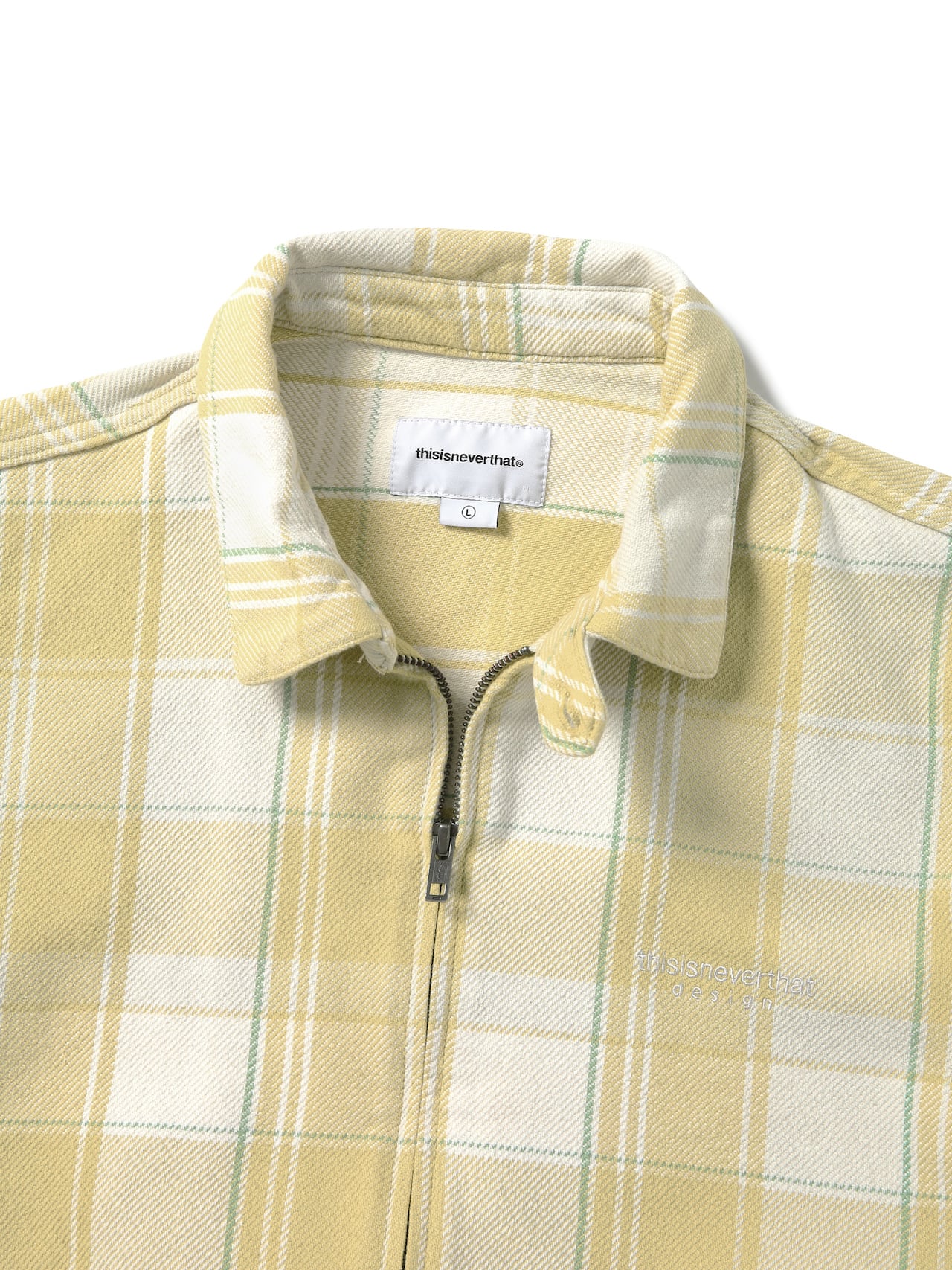 thisisneverthat - Big Plaid Flannel Jacket (Yellow) product image 2 | TRAB K-Fashion Australia