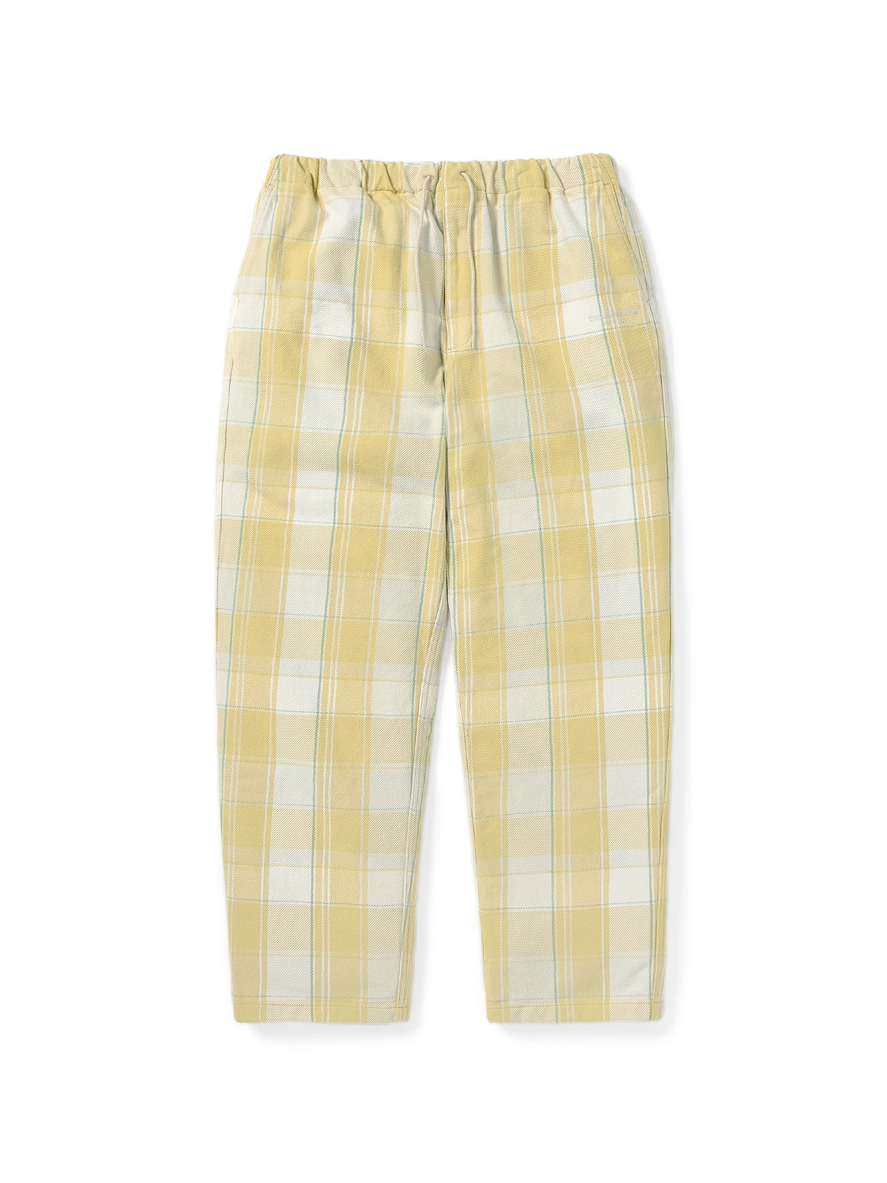 thisisneverthat - Big Plaid Flannel Pant Blue (yellow) product image 1 | TRAB K-Fashion Australia